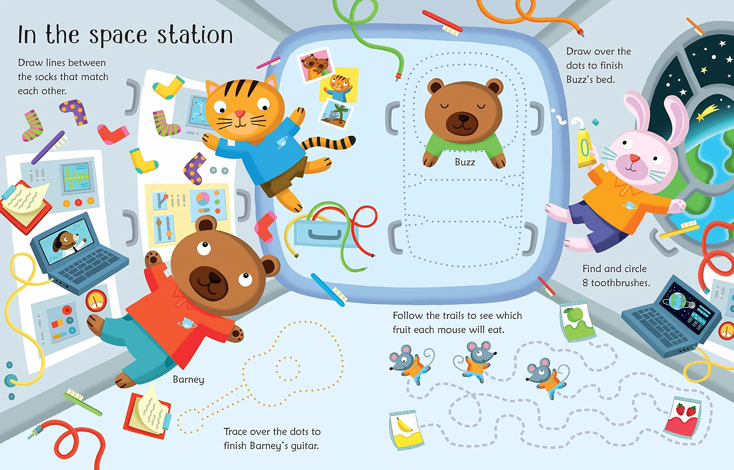 Wipe-Clean Space Activities (Wipe-Clean Activities): 1