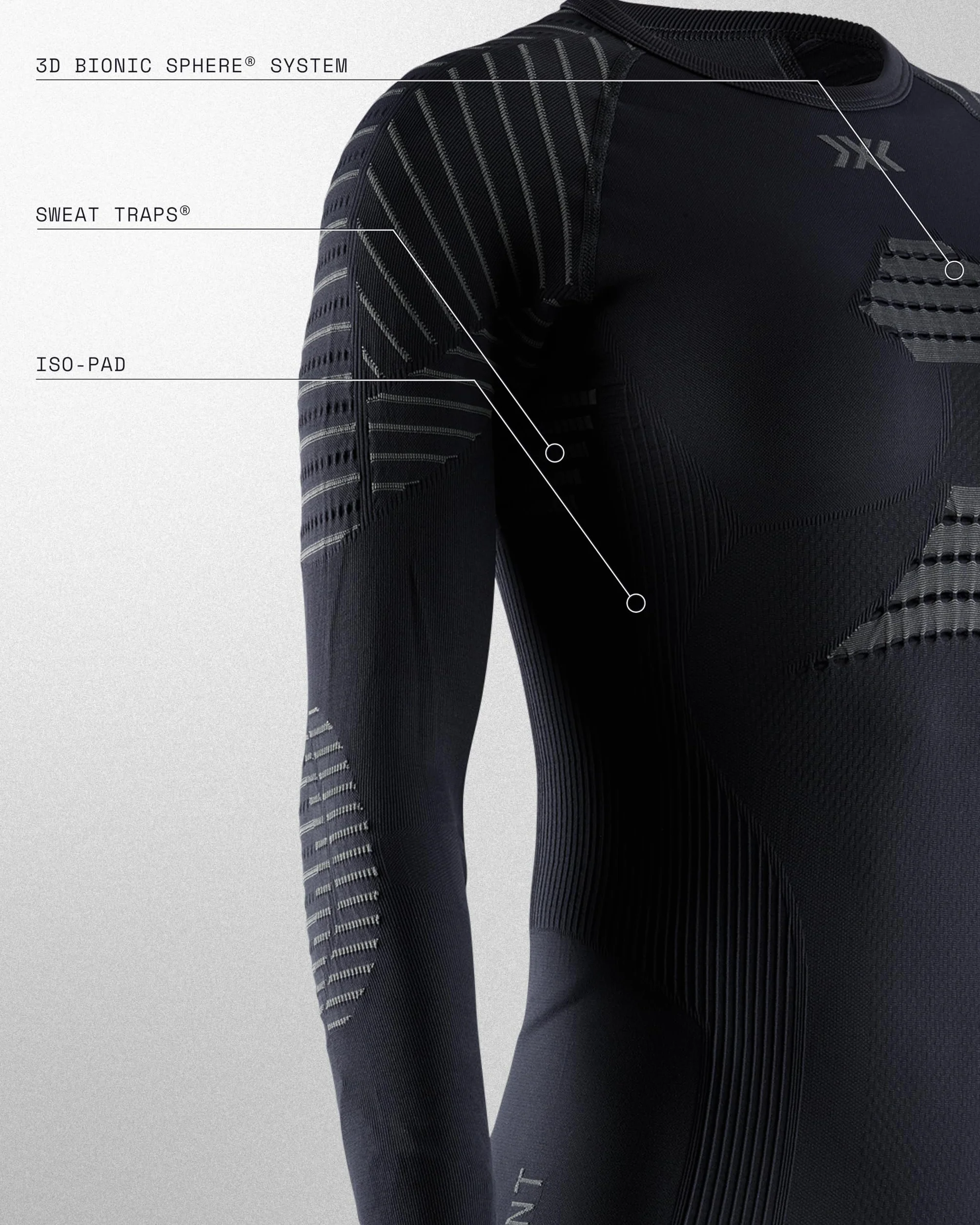 X-Bionic koszule Kobiety Invent 4.0 Shirt Round Neck Long Sleeves