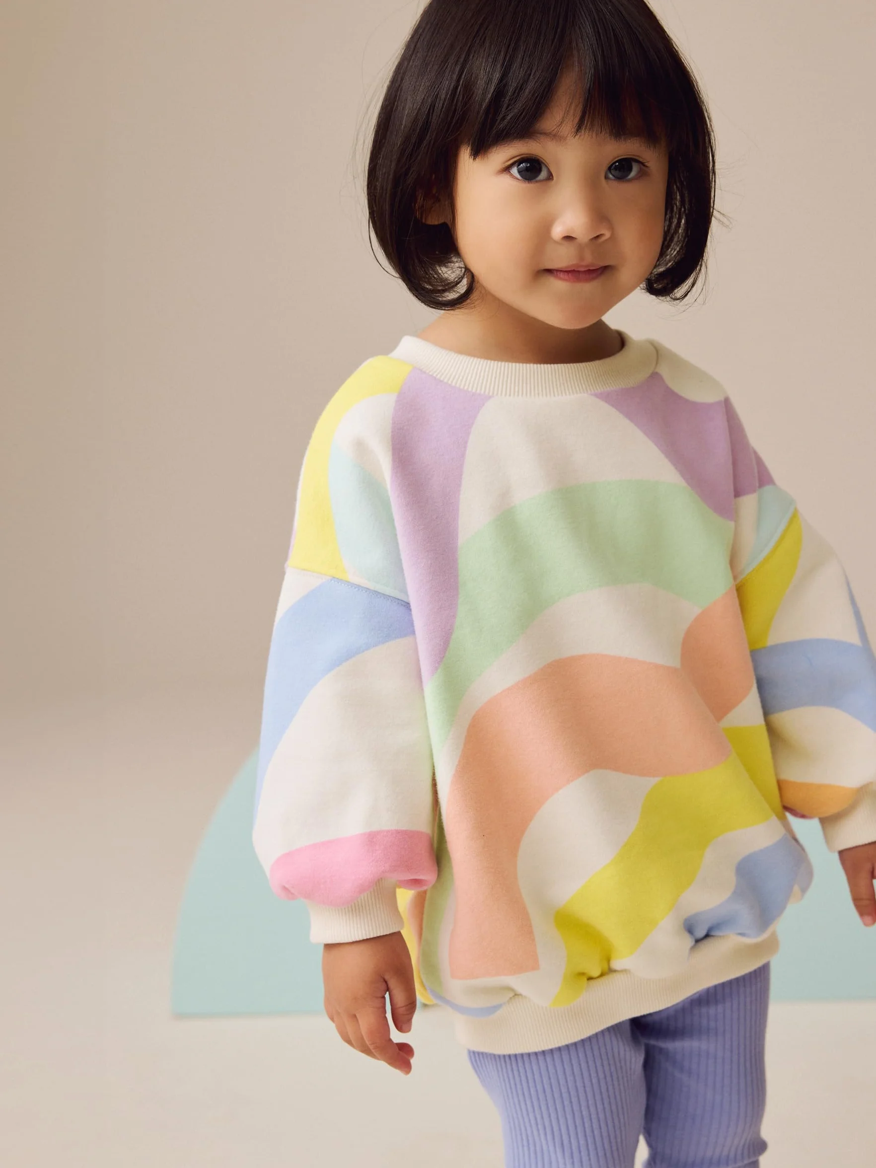NEXT Młodsze dziewczynki Bluza i legginsy w komplecie
