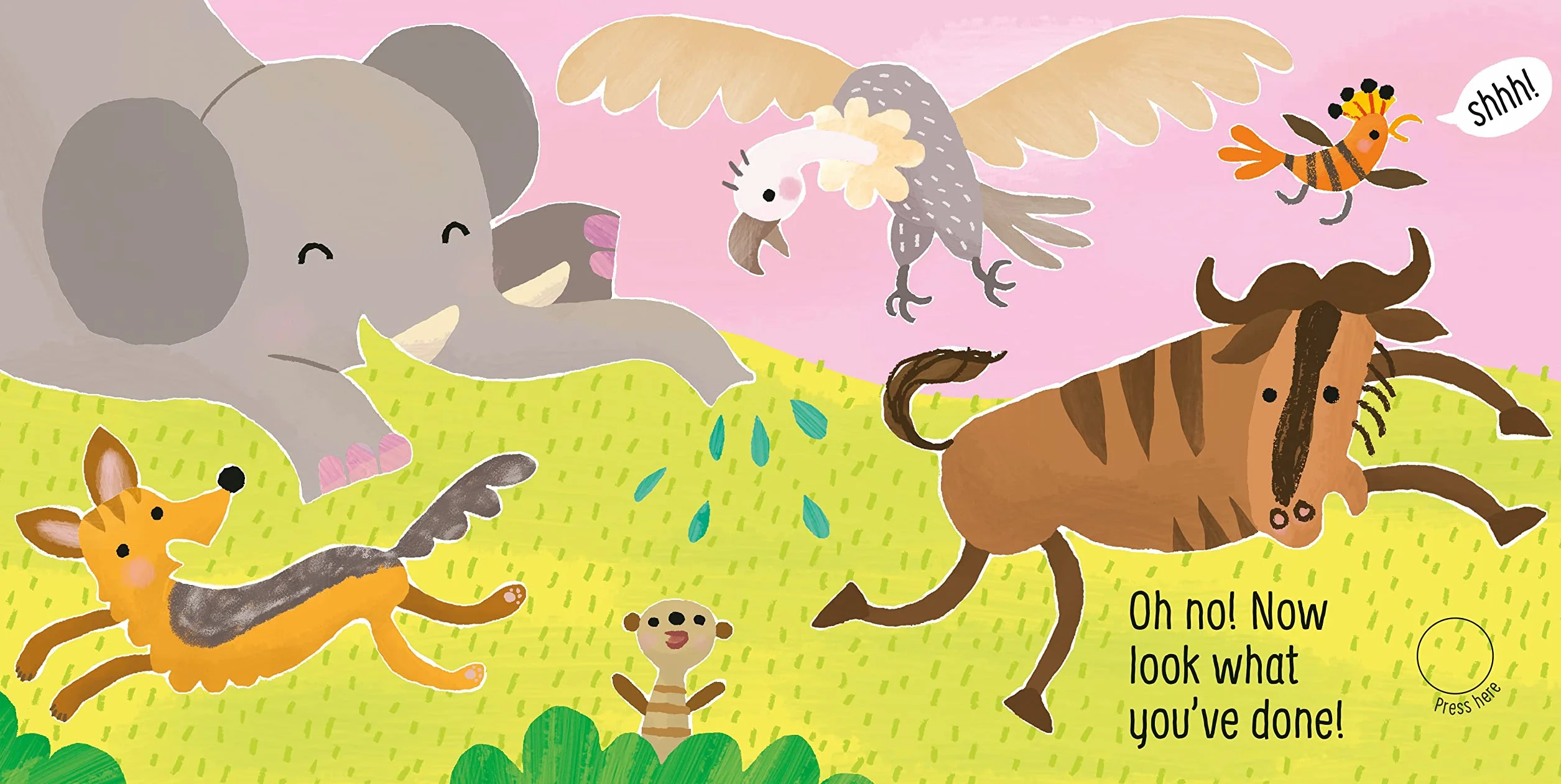 Don't Tickle the Elephant! (Touchy-feely sound books)
