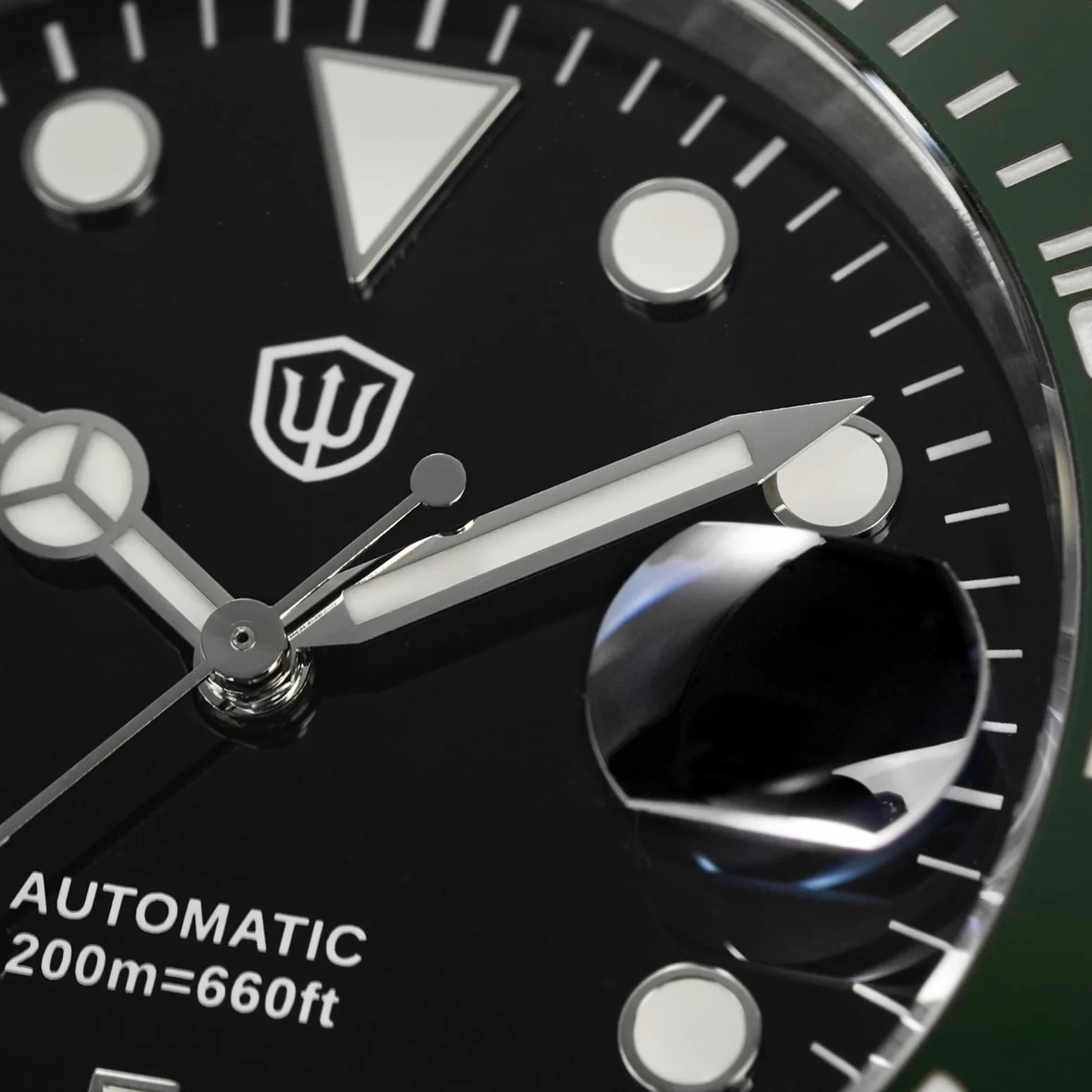 watchdives WD5512B Zegarek do nurkowania dla mężczyzn, ST2130, automatyczny zegarek na rękę, 40 mm, szkło szafirowe, wypukłe lustro do okna daty (efekt wzmocnienia 2,5-krotnego), BGW-9 niebieskie