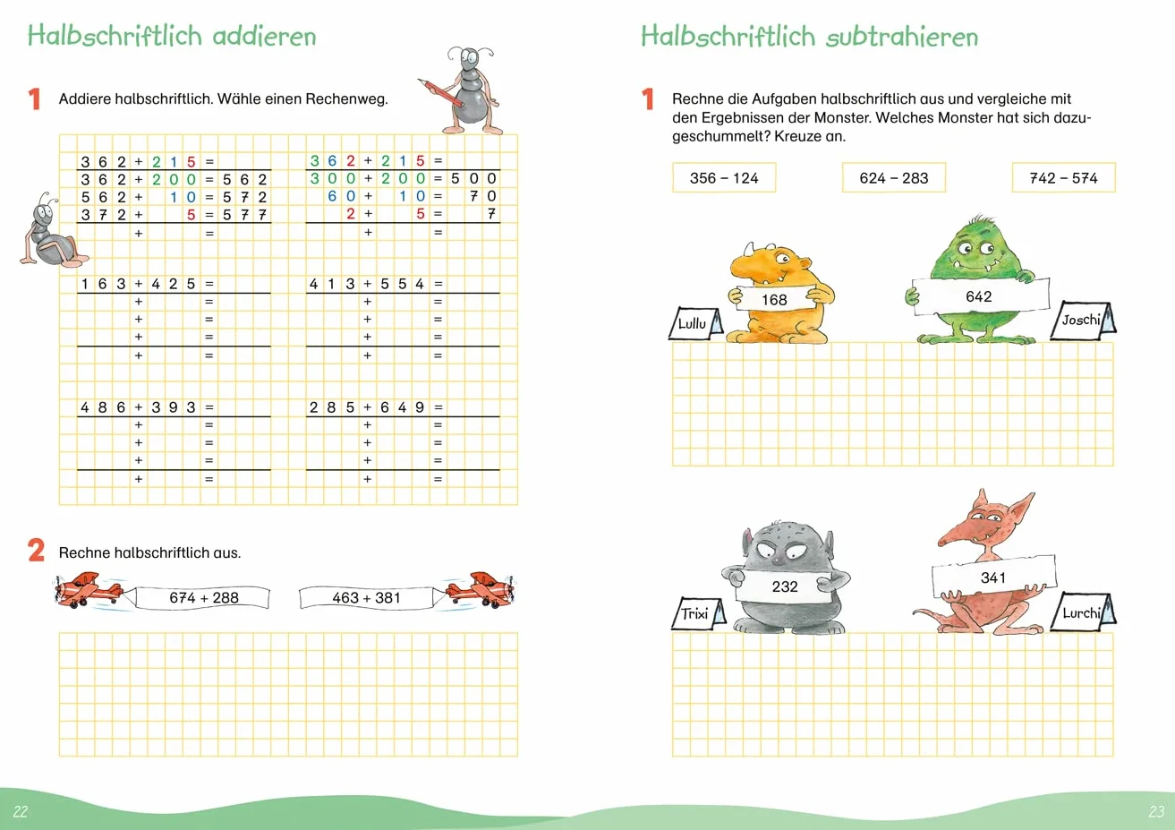 Fit für Mathe 3. Klasse. Mein Übungsheft: Rechnen bis 1000, Grundrechenarten, Sachaufgaben und Geometrie wiederholen und üben. Am Lehrplan orientiert. Mit Lösungsheft und Stickerbogen