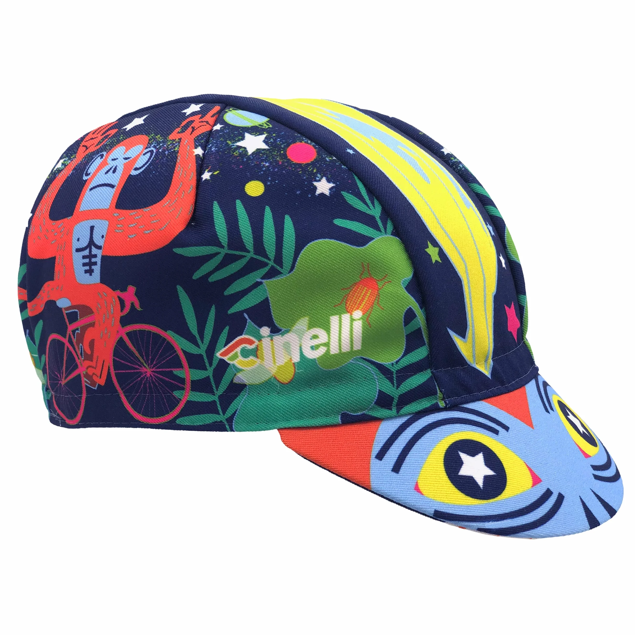 Cinelli LIDA Czapka rowerowa Ziruffo, Jungle Zen, jeden rozmiar