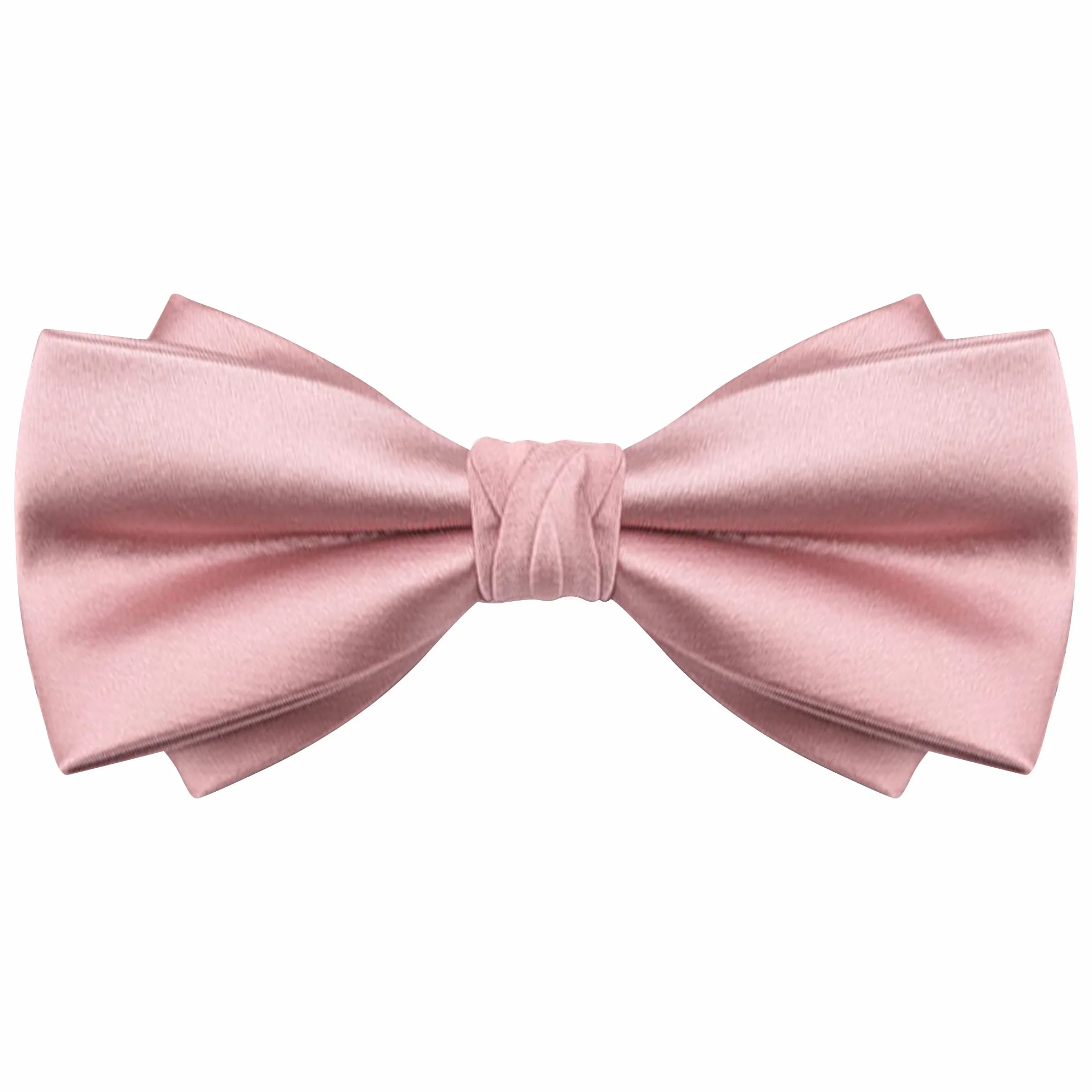 Męska, zawiązana kokarda muszka Batwing Bowtie z zapięciem na haczyk, regulowana, 12 × 6 cm, jednokolorowa