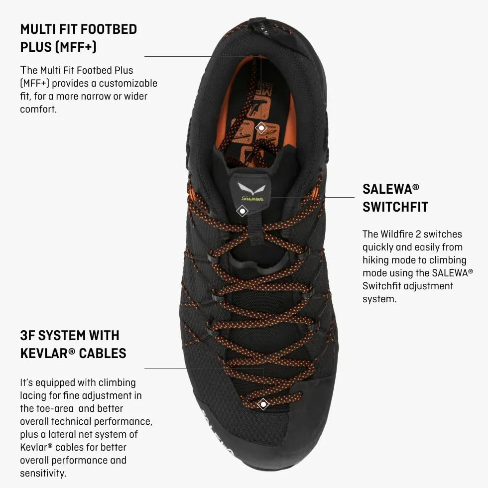 Salewa, Wildfire 2 buty do wspinaczki męskie, czarne, rozmiar 42