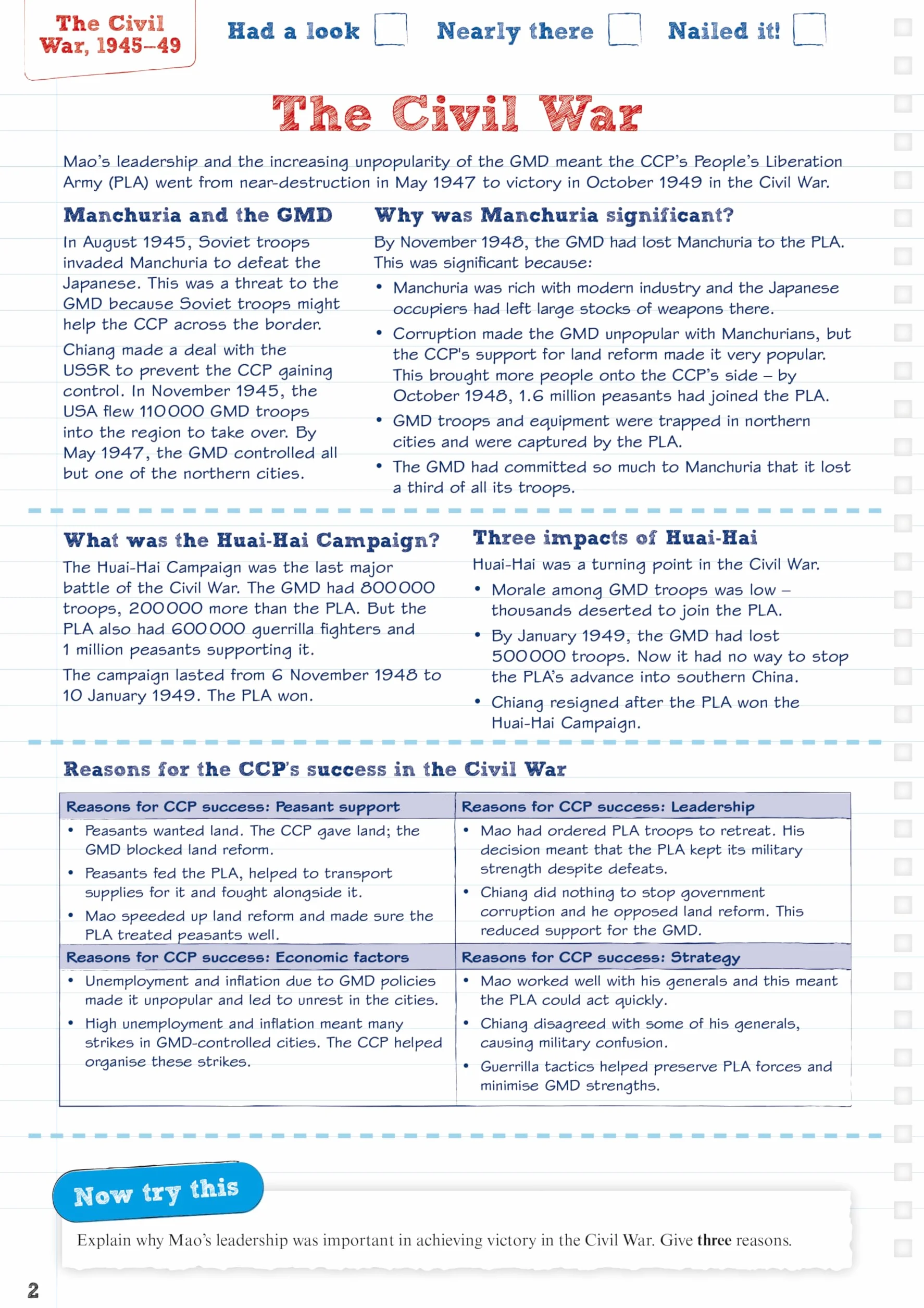 Revise Edexcel GCSE (9-1) History Mao's China Revision Guide and Workbook: with free online edition