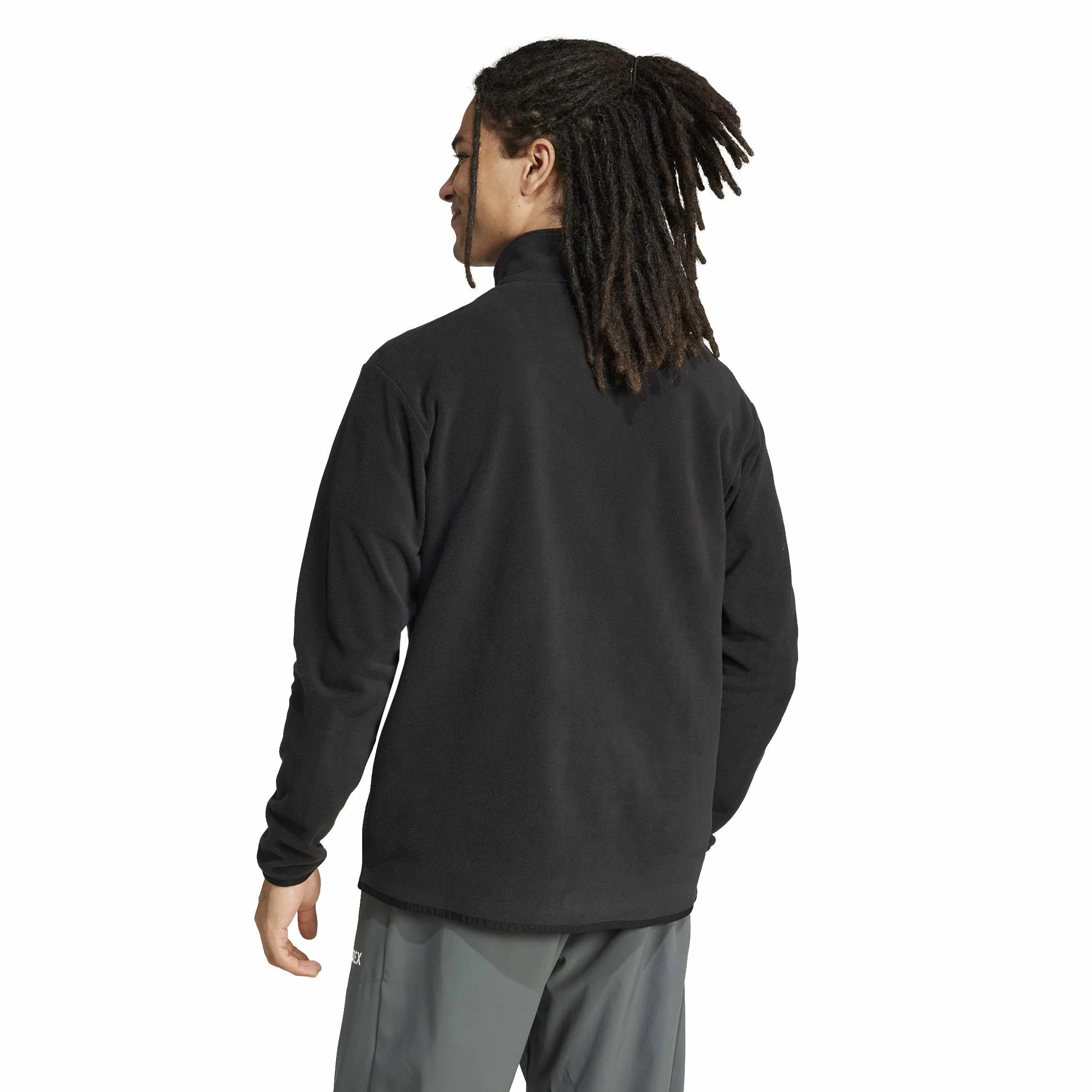 adidas Mężczyźni Terrex Multi Essentials Half Zip Fleece Jacket, black, L