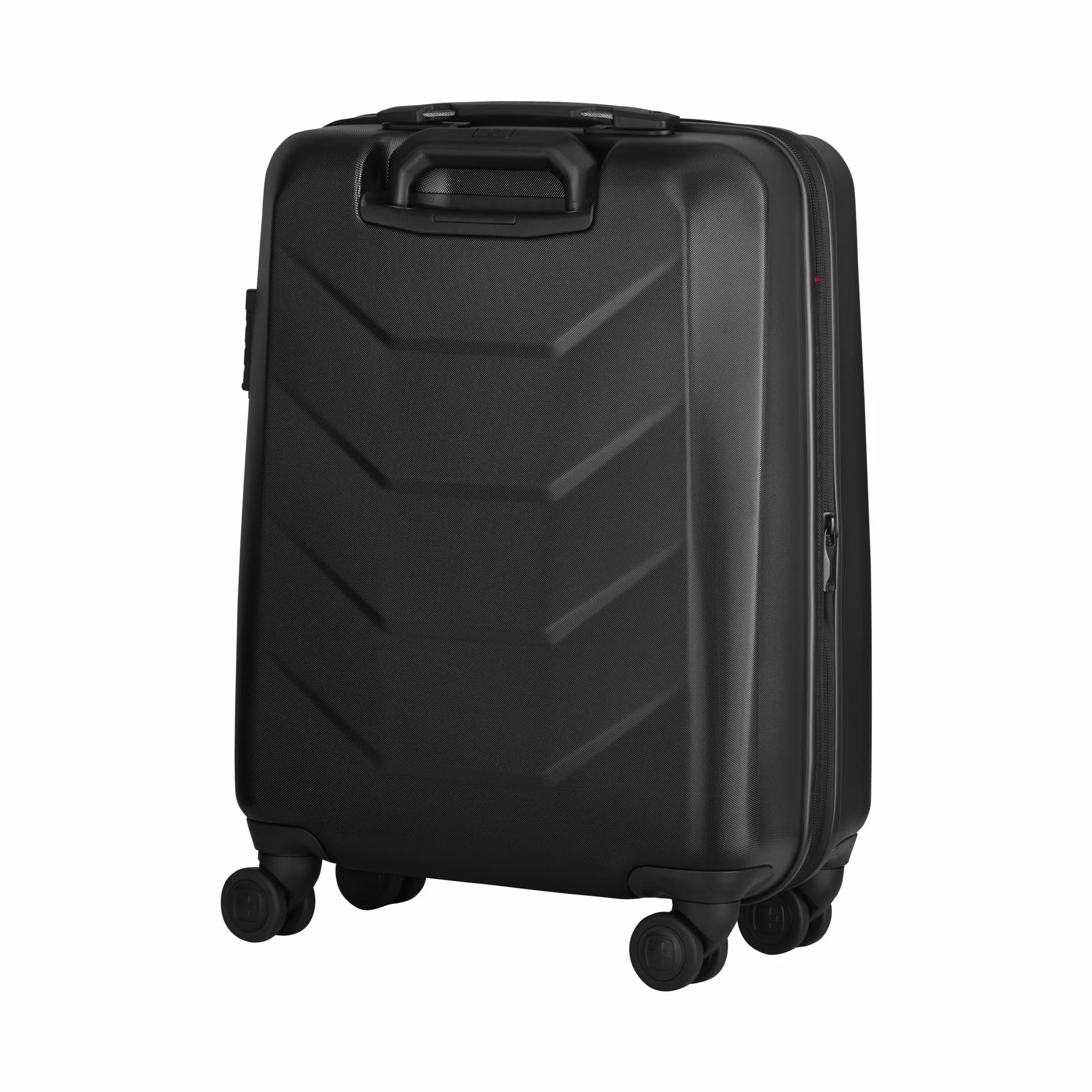 WENGER Prymo, walizka kabinowa twarda, 8 kółek, 36 (43) l, zamek TSA, rozszerzalna, czarny, 612536
