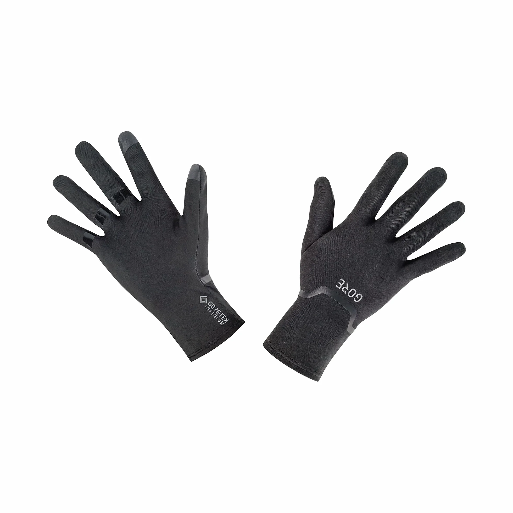 GORE WEAR Rękawice ze Stretchem Gore-Tex Infinium™: Wiatroszczelne, Wodoodporne, Oddychające, 4-kierunkowy Stretch, Ciasne Mankiety, Kolor: Czarny, Rozmiar: 10/XXL, Unisex, Dorosły