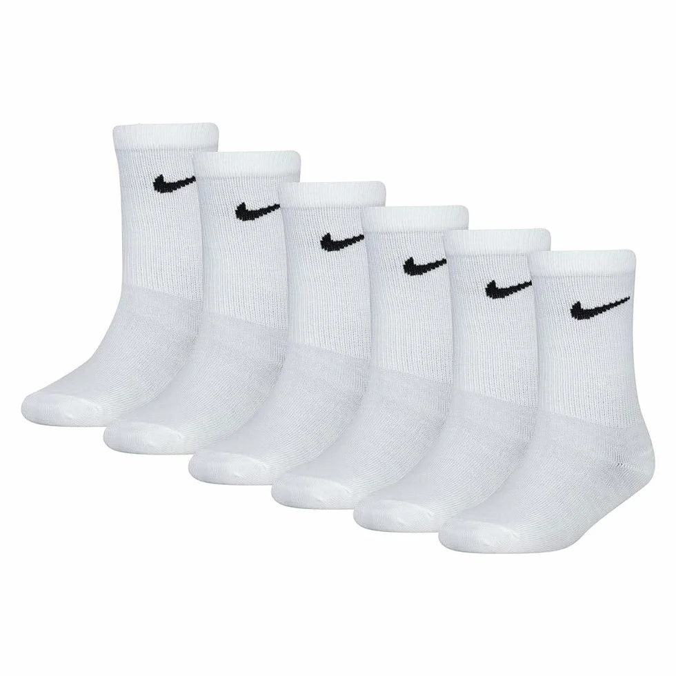 Nike Dzieci Colorful Pack Crew Skarpety White 5/7 lat
