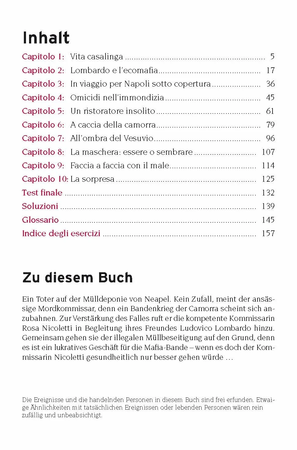 Caccia alla camorra: Italienisch B2