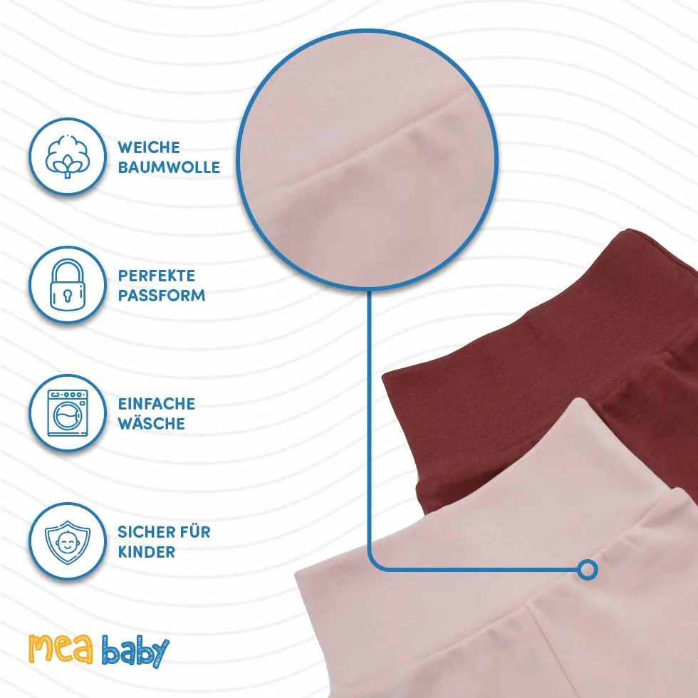 Spodnie niemowlęce unisex MEA BABY wykonane w paczce 5 szt./worek, spodnie niemowlęce dla chłopców, spodnie niemowlęce dla dziewczynek, spodnie wsuwane