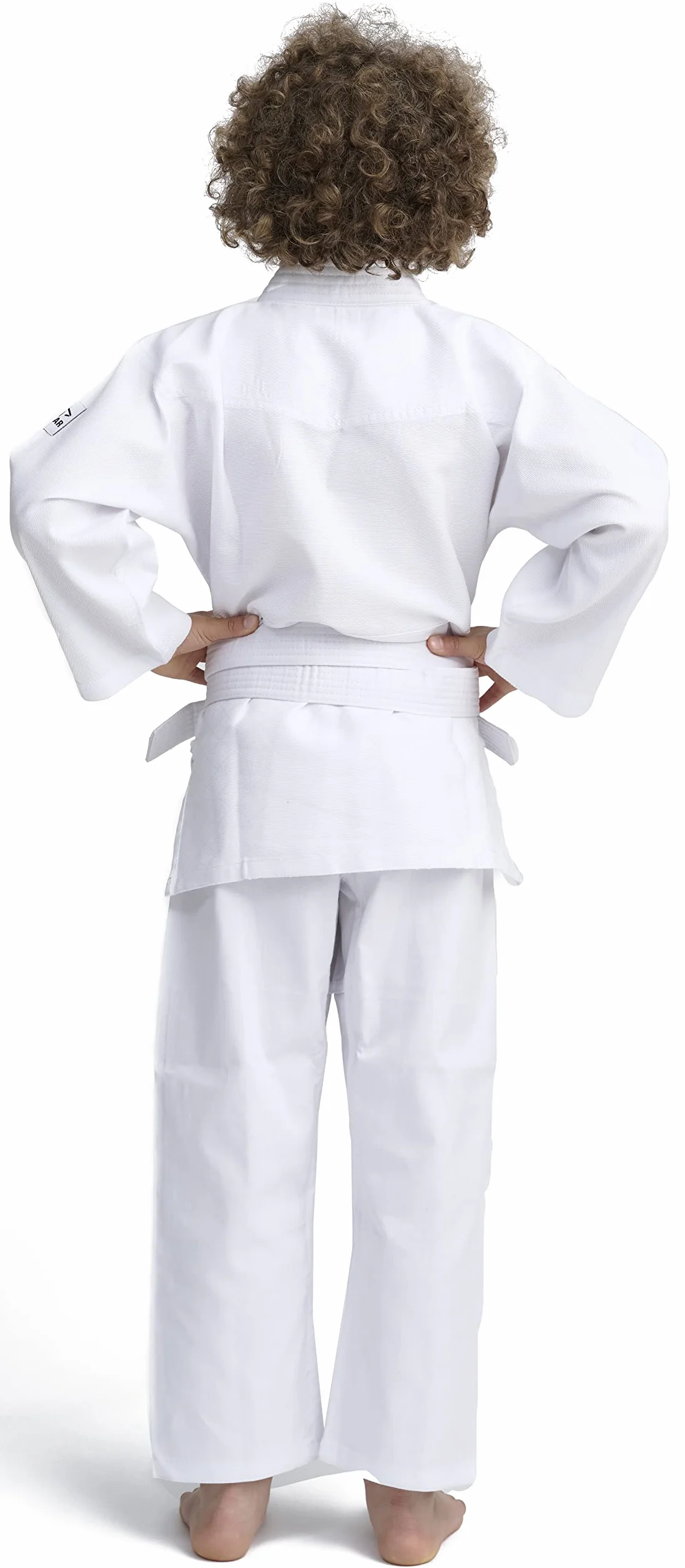 IPPONGEAR Beginner strój do judo dla 2 dzieci, do sportów walki, wraz z paskiem (wyposażenie niemieckiej reprezentacji narodowej, ściągacz z gumką i ściągacz w spodniach, gęstość materiału 190 g/m²