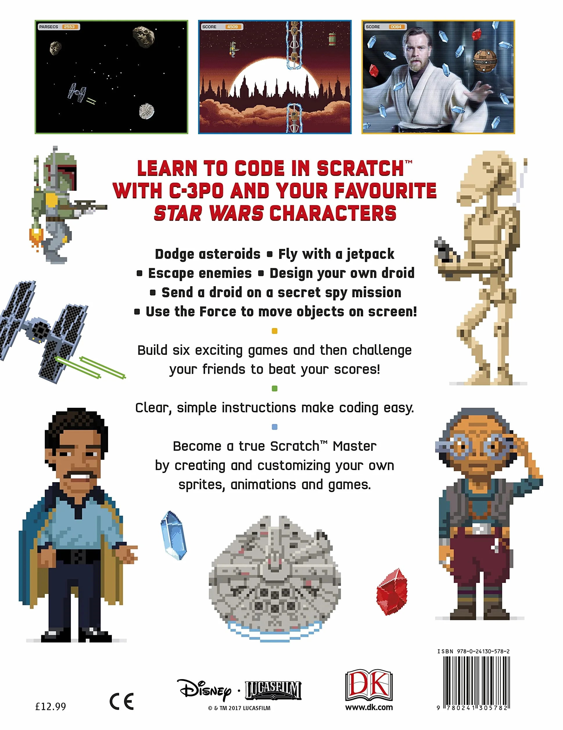 Star Wars Coding Projects: A Step-by-Step Visual Guide to Coding Your Own Animations, Games, Simulations and More!