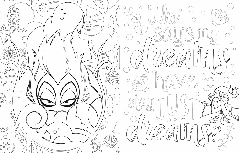 Disney Quotes to Live Your Life By Colouring Book: A collection of inspirational sayings and words of wisdom
