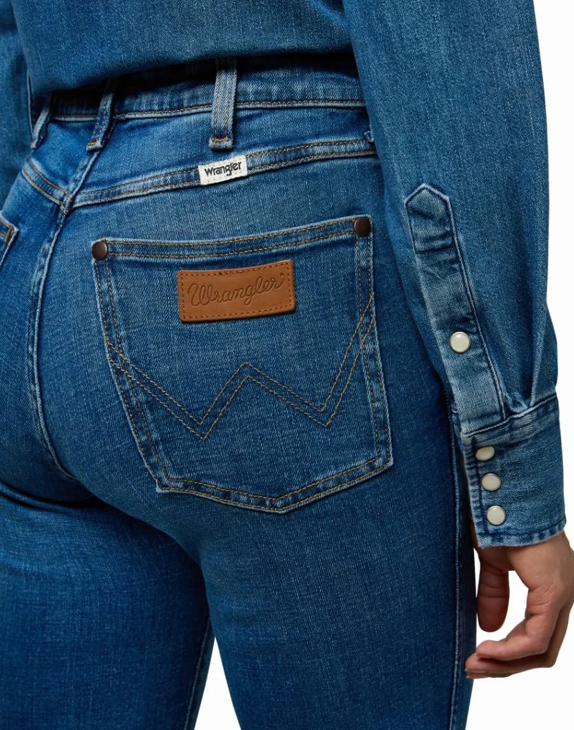Wrangler Straight - Dżins Kobiety