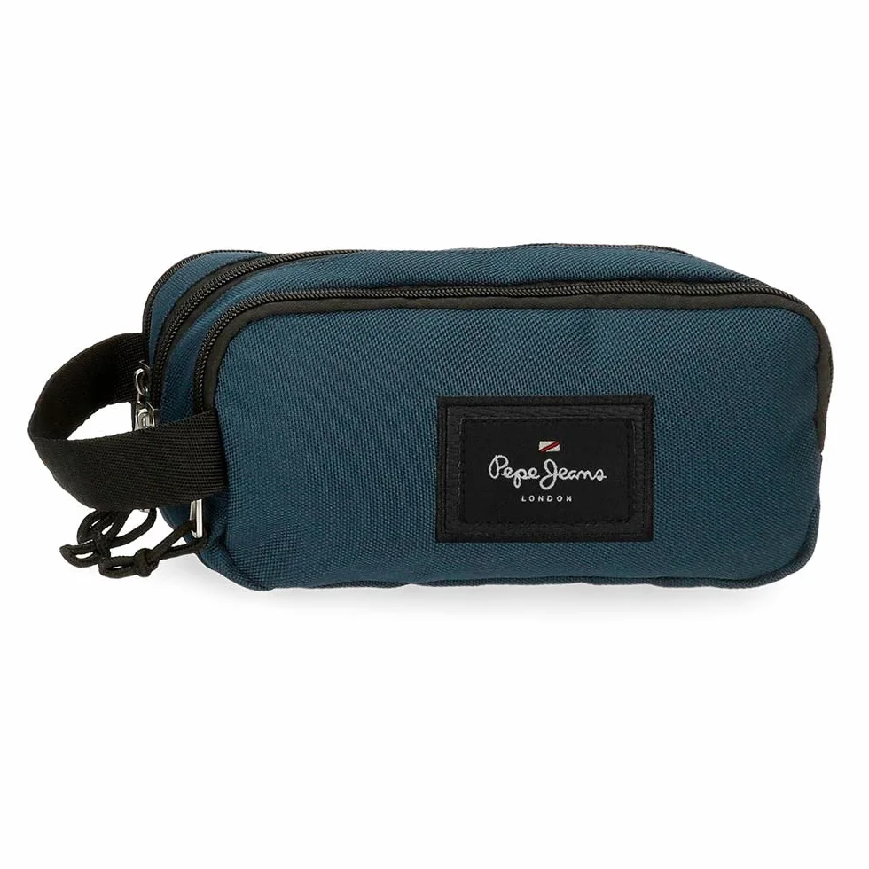 Pepe Jeans Aris Triple, NIEBIESKI, Potrójne etui