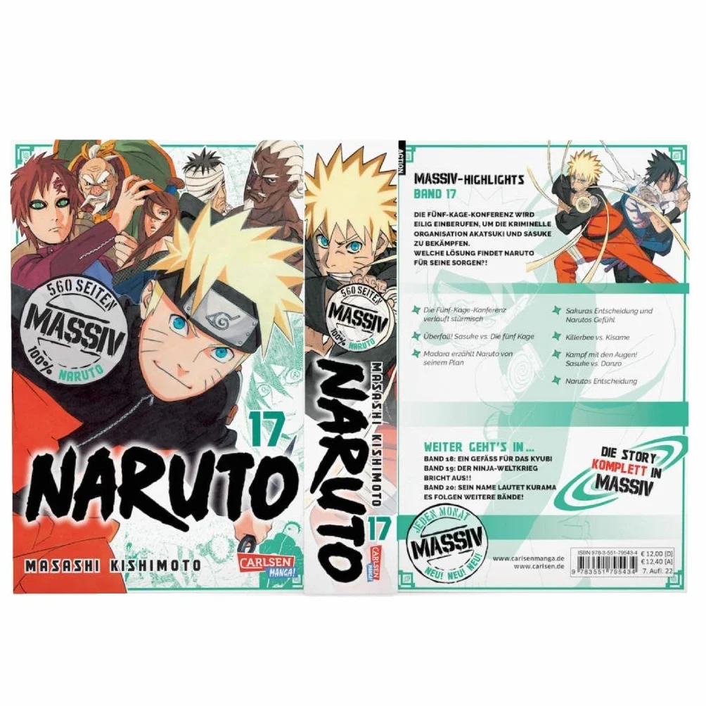 NARUTO Massiv 17: Die Originalserie als umfangreiche Sammelbandausgabe!