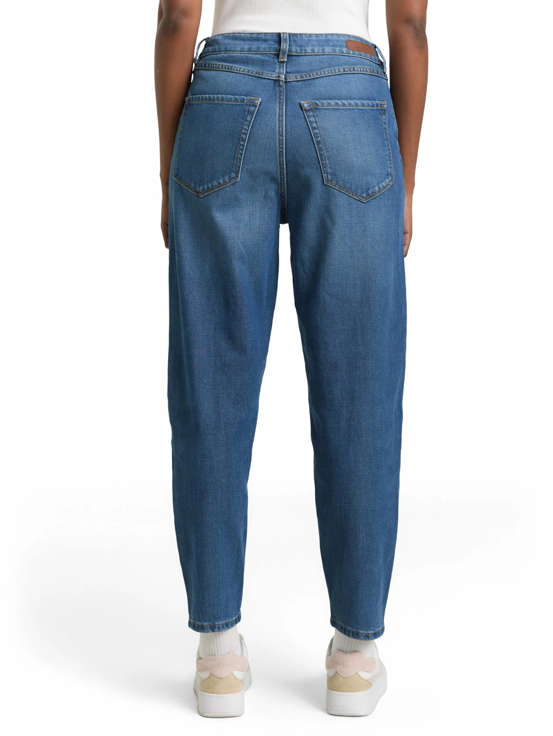 TOM TAILOR Denim Damski Barrel Mom Fit Vintage dżinsy
