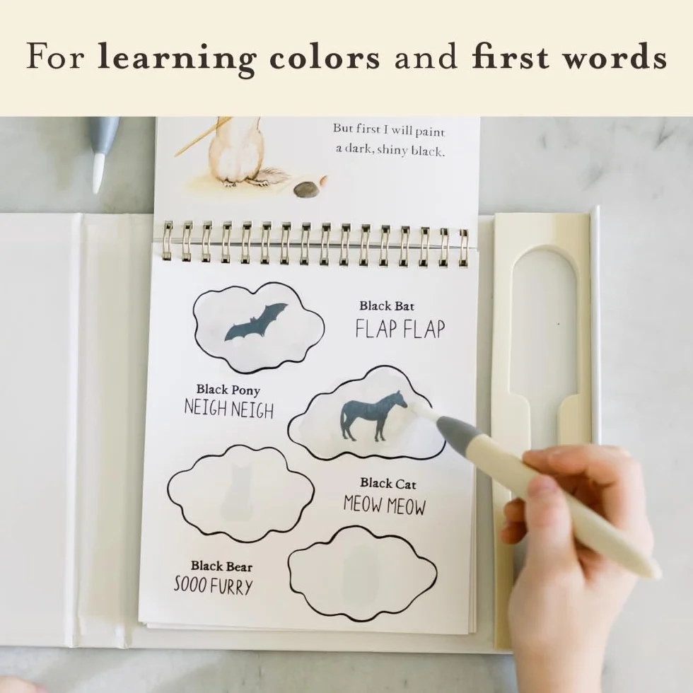 Wishy Washy (Water Reveal Edition): A Reusable Water Reveal Activity Book Teaching First Words and Colors: 14