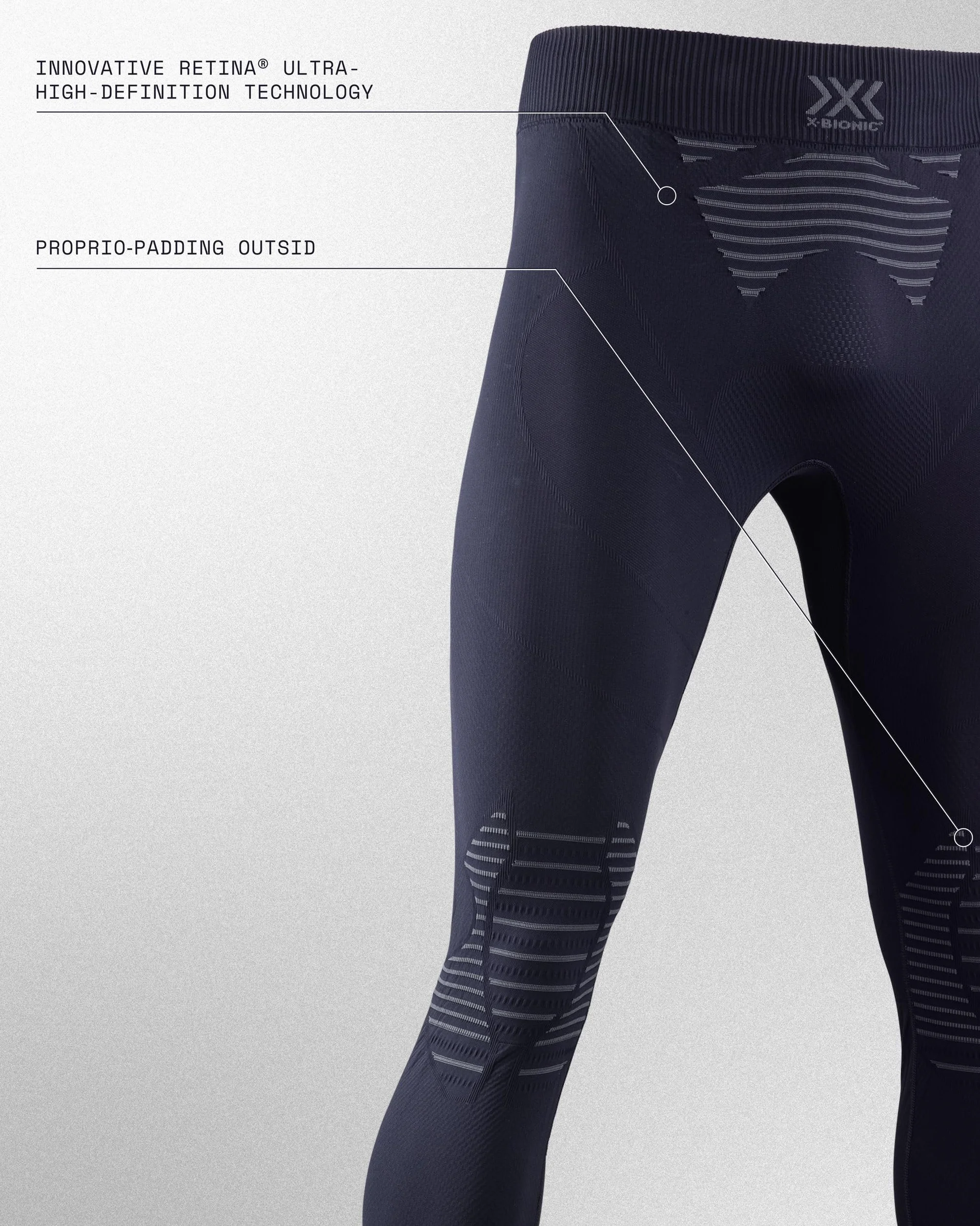 X-Bionic Spodnie Mężczyźni Invent 4.0
