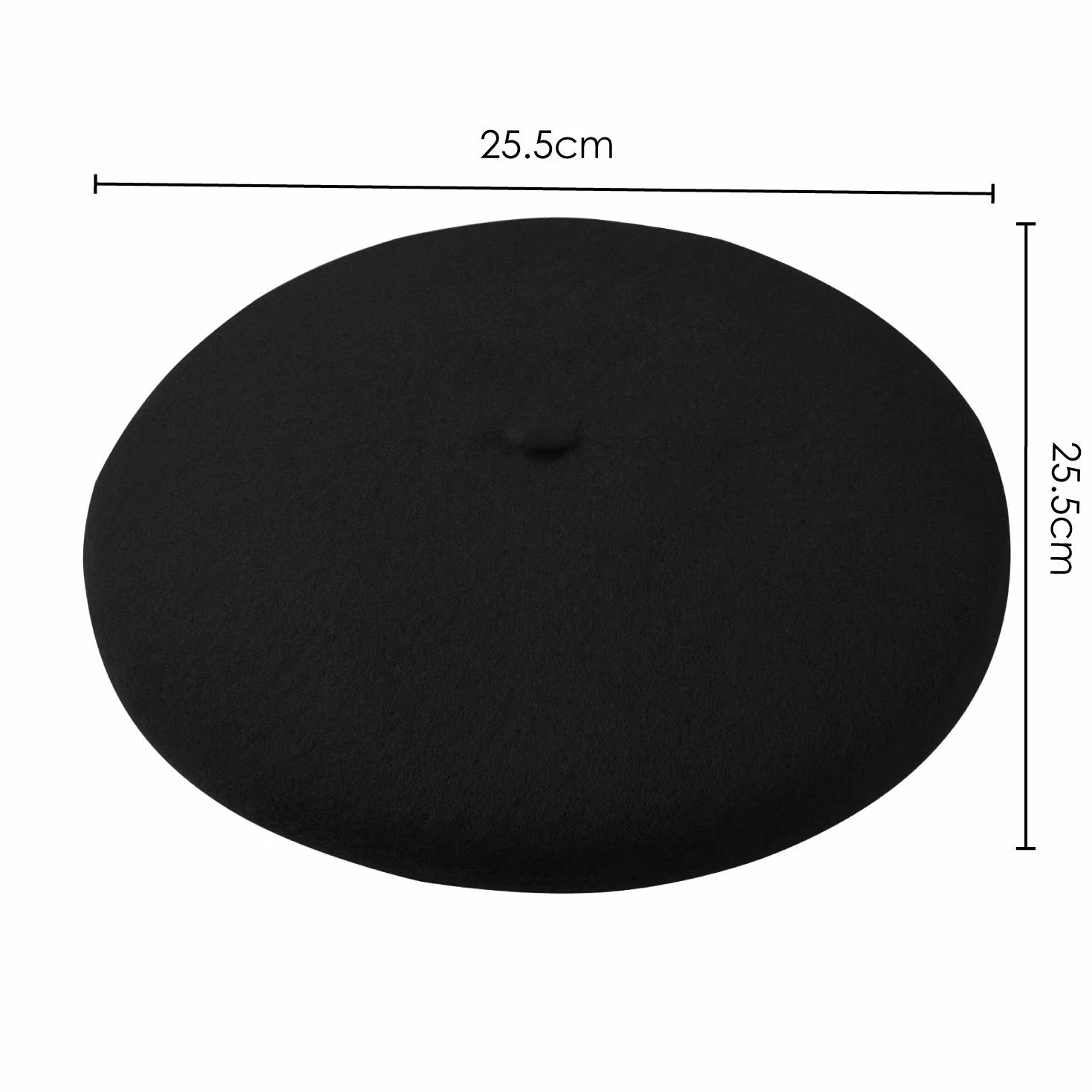 TRIXES Francuski beret kapelusz - fantazyjny kapelusz tematyczny - jeden rozmiar - damski beret gazeciarz czapka francuska czapka wełniana klasyczna jesień wiosna zima kapelusze - vintage francuski