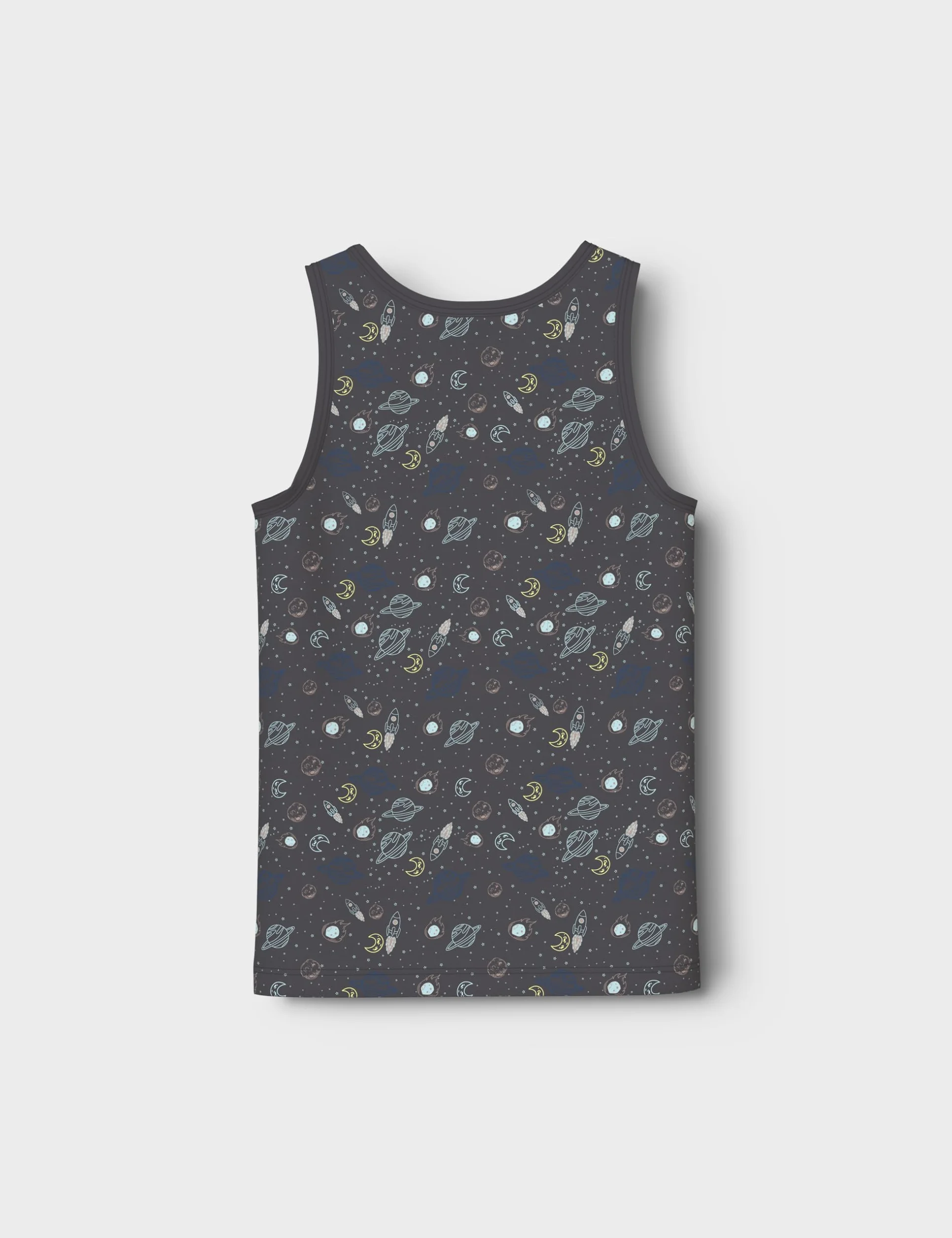 Name it kids Chłopięcy Nkmtank Top 2P Iron Space Noos (2 sztuki), Forged Iron, numeric_146