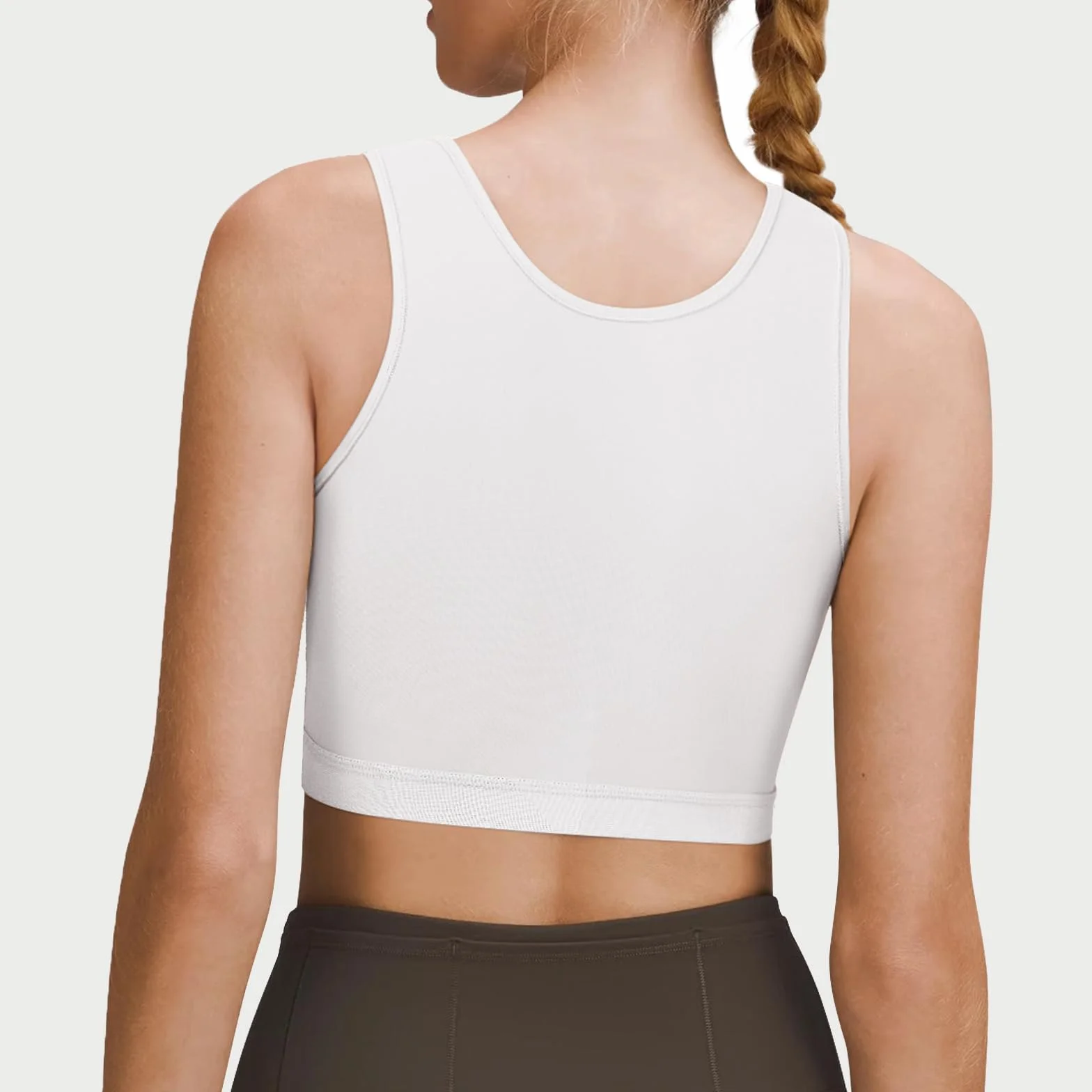Transgender Chest Binder FTM Binder Trans półpiersiowy biustonosz kompresyjny tank top