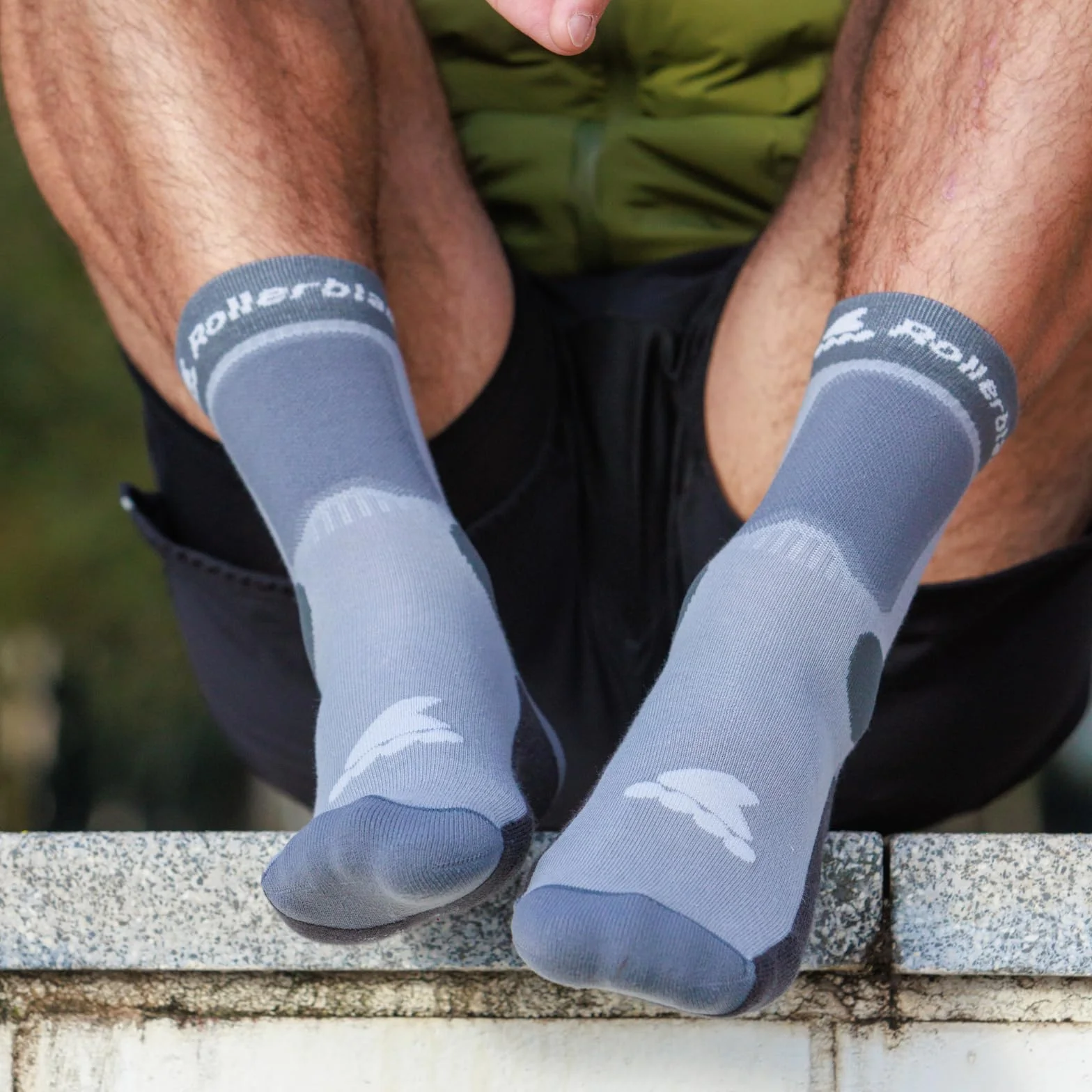 Rollerblade SKATE SOCKS, męskie skarpety sportowe dla dorosłych, uniseks, szare