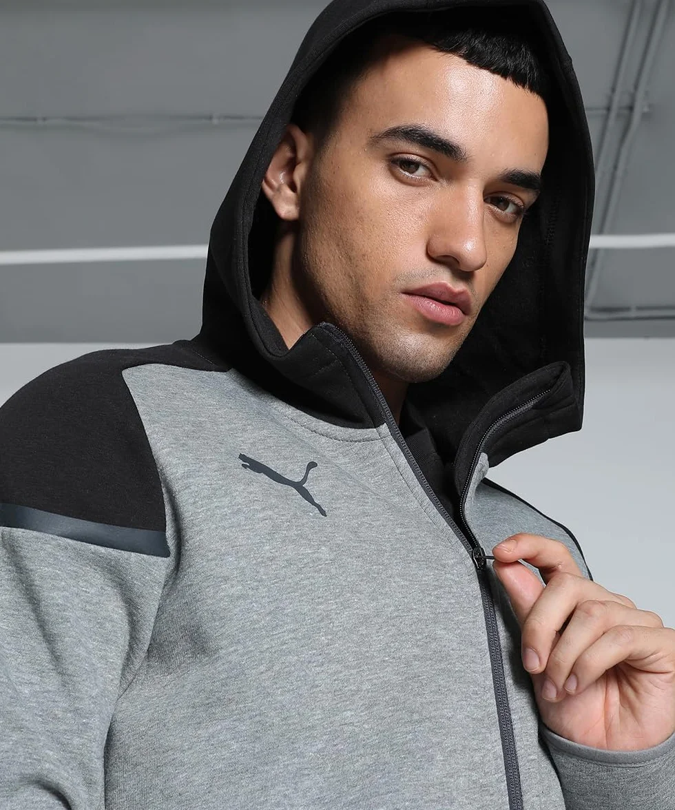 PUMA Męska kurtka z kapturem Teamcup Casuals Jkt