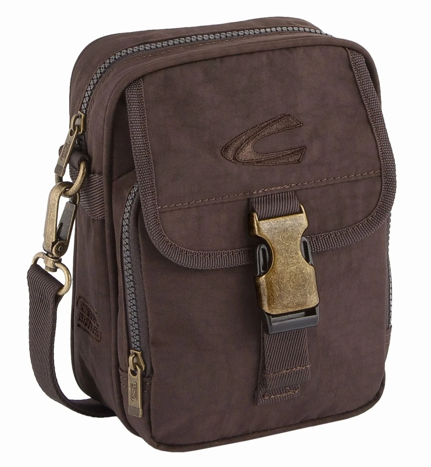 camel active Męska torba na ramię Journey, beżowy, 16x8x21,5