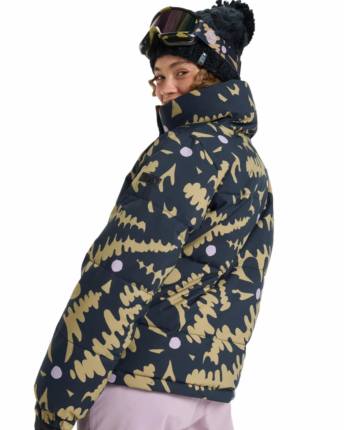 Roxy Kurtka Snow Winter Rebel Kurtka Beżowa S
