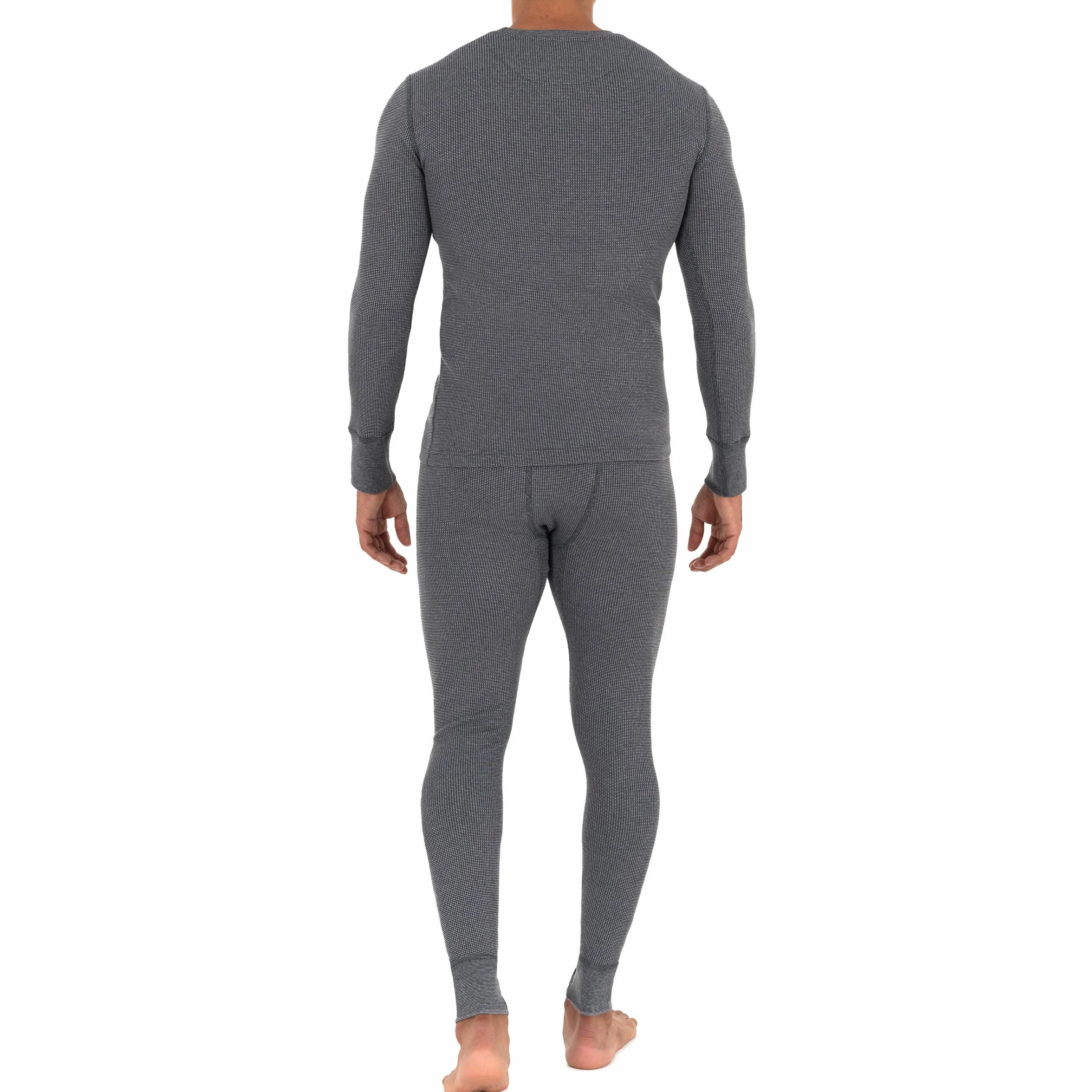 Fruit of the Loom Pidżama — zestaw Mężczyźni Recycled Waffle Thermal Underwear Set (Top and Bottom)