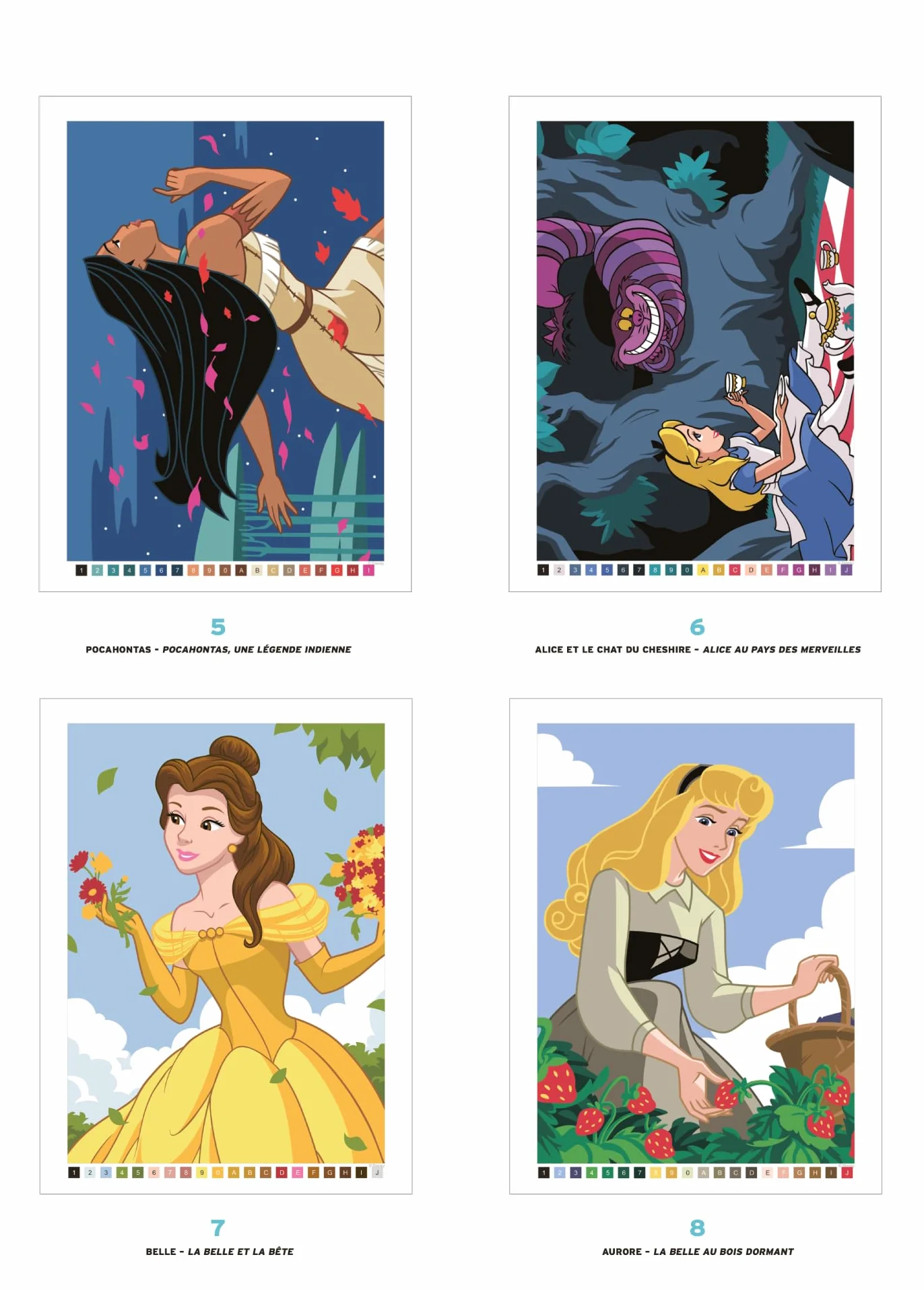 Coloriages mystères Disney - Saisons