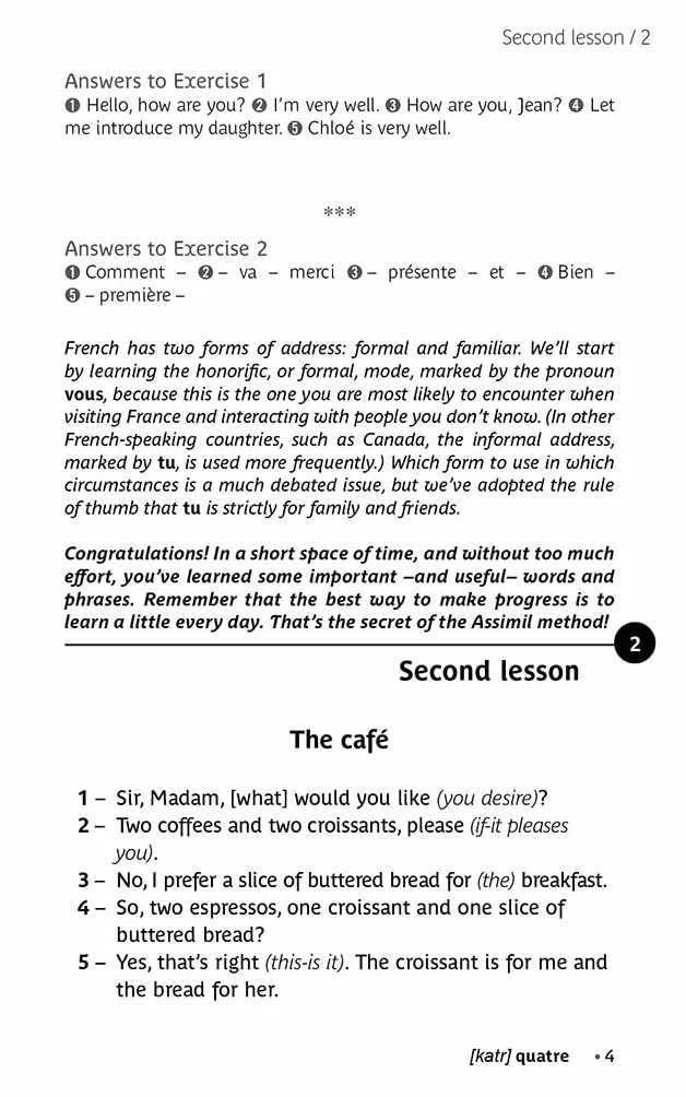 French B2: Beginners & false beginners