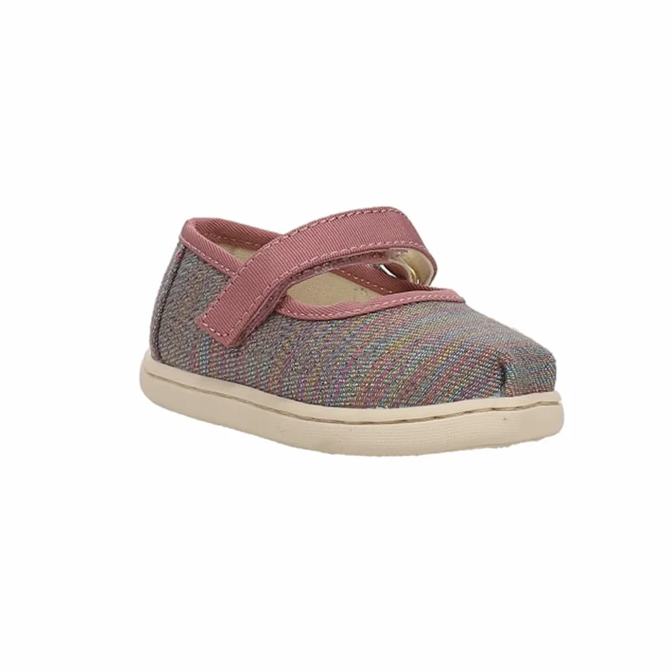 TOMS Dziewczynki, Tiny Mary Jane - Maluch, Malina Multi, 19.5 EU