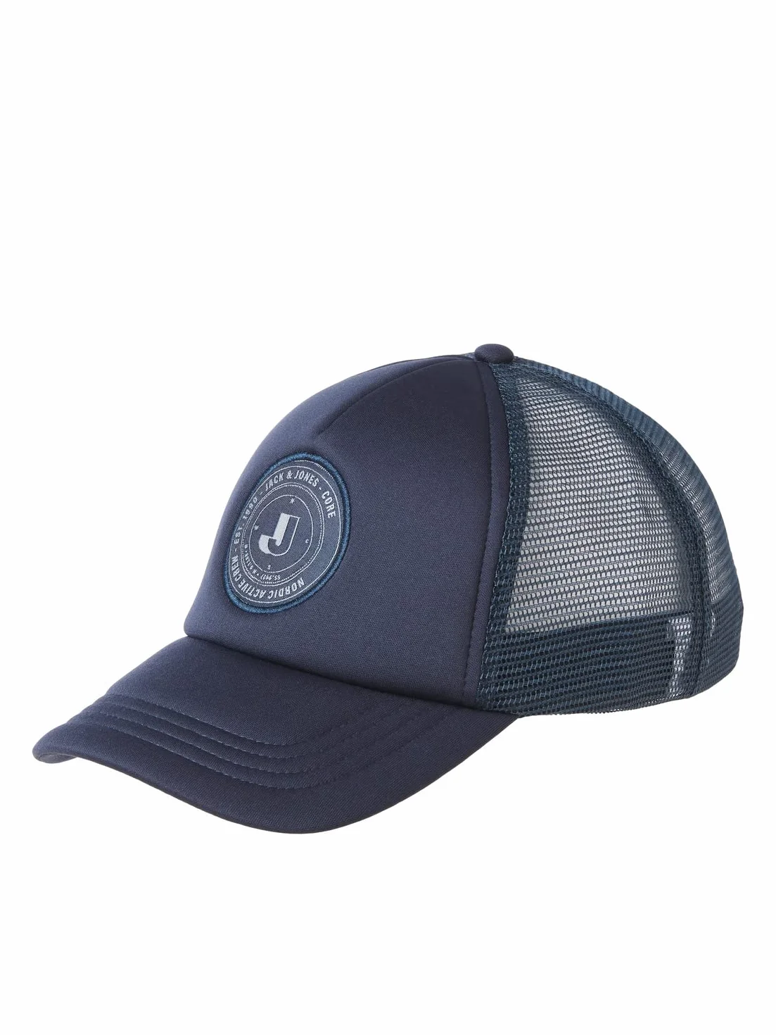 JACK & JONES JUNIOR Chłopcy Jacvibes Trucker Cap Jnr kapelusz, Navy Blazer, L/XL, granatowy blezer, XL