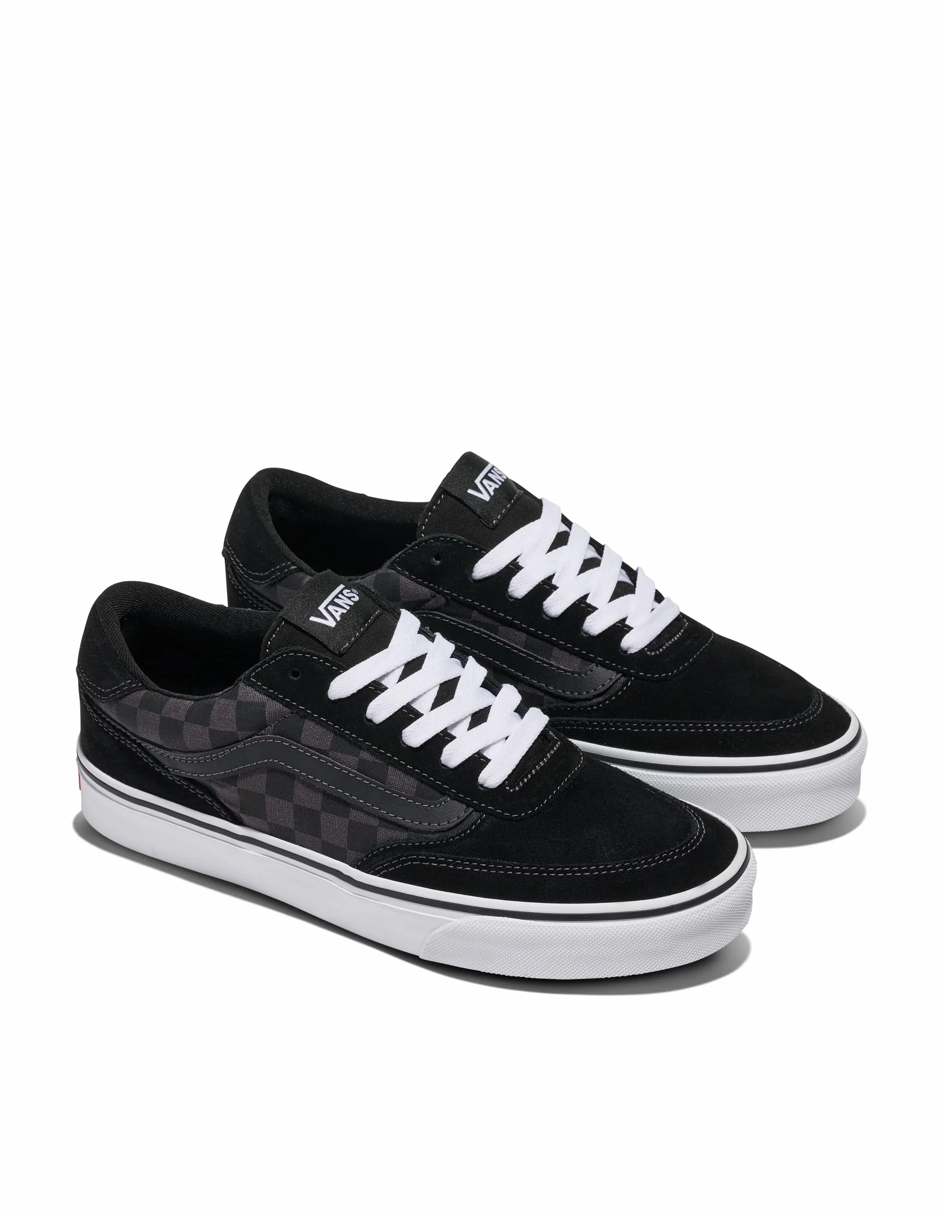 Vans Męski Buty Sportowe Brooklyn Suede, Black/Asphalt