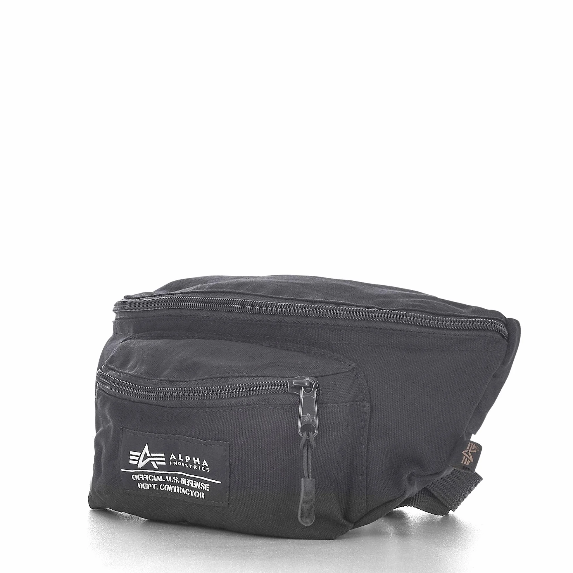 Alpha Industries Big Waist Bag Unisex Fanny Pack Black