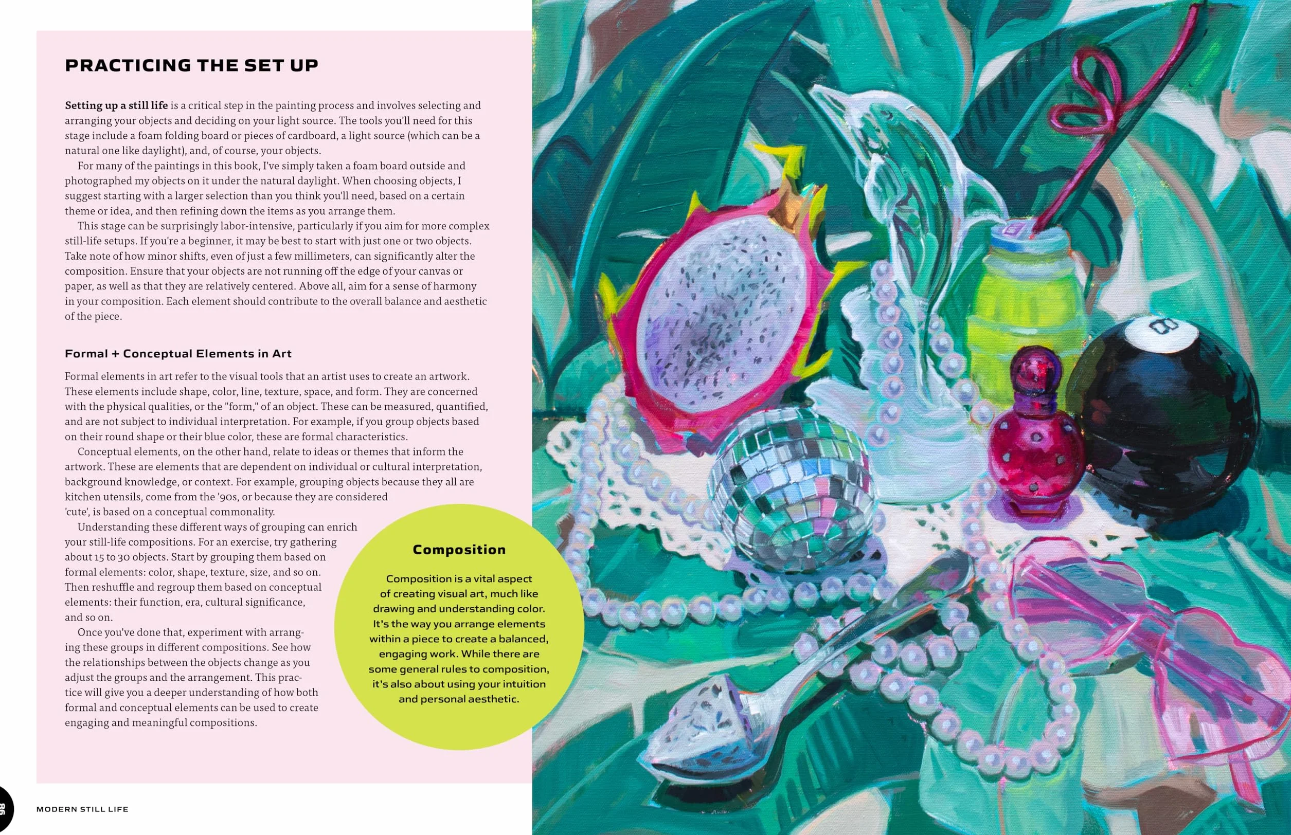 Modern Still Life: From Fruit Bowls to Disco Balls: A Beginner's Guide to Painting Fun, Fresh Still Lifes in Oil and Acrylic
