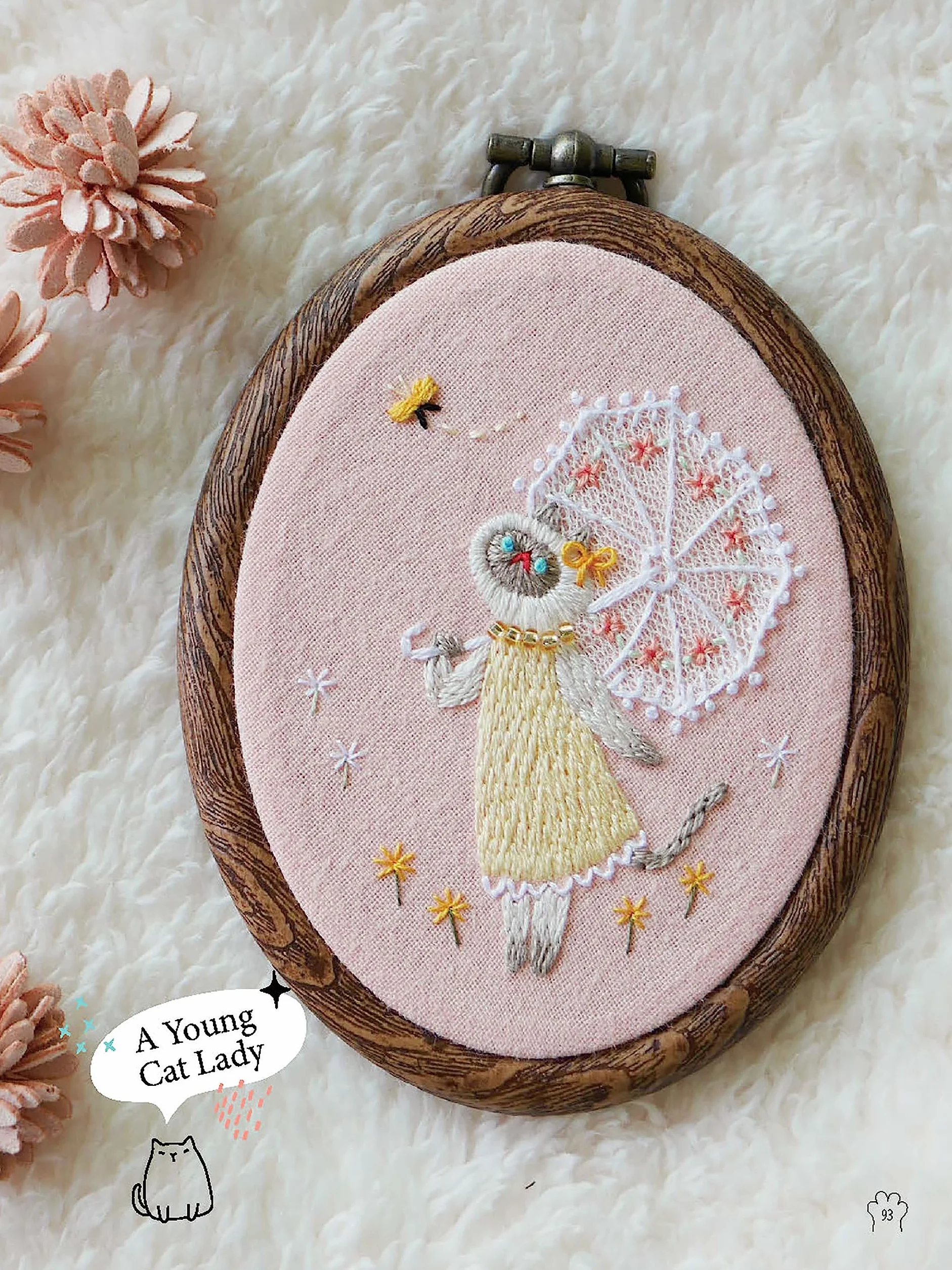 Cat Mania Embroidery: Zany and Fun Feline Motifs