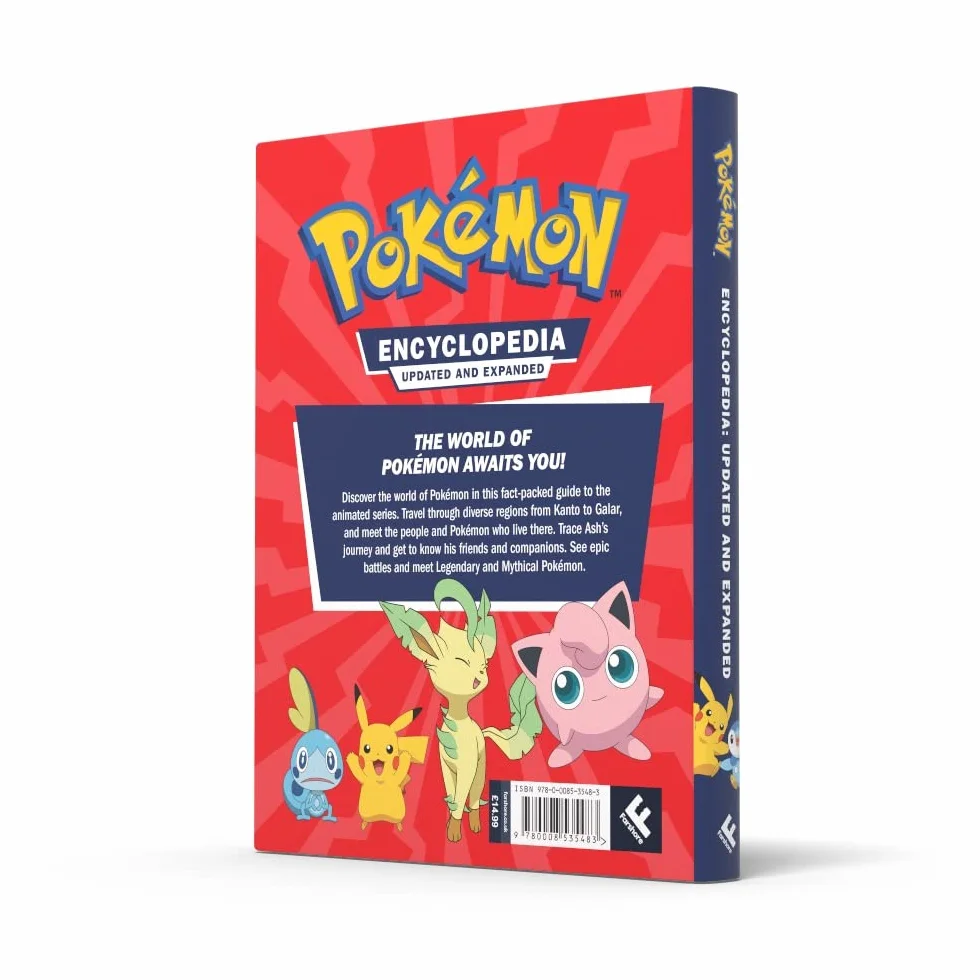 Pokémon Encyclopedia Updated and Expanded 2022: The Ultimate Character Book for Every Pokémon Fan