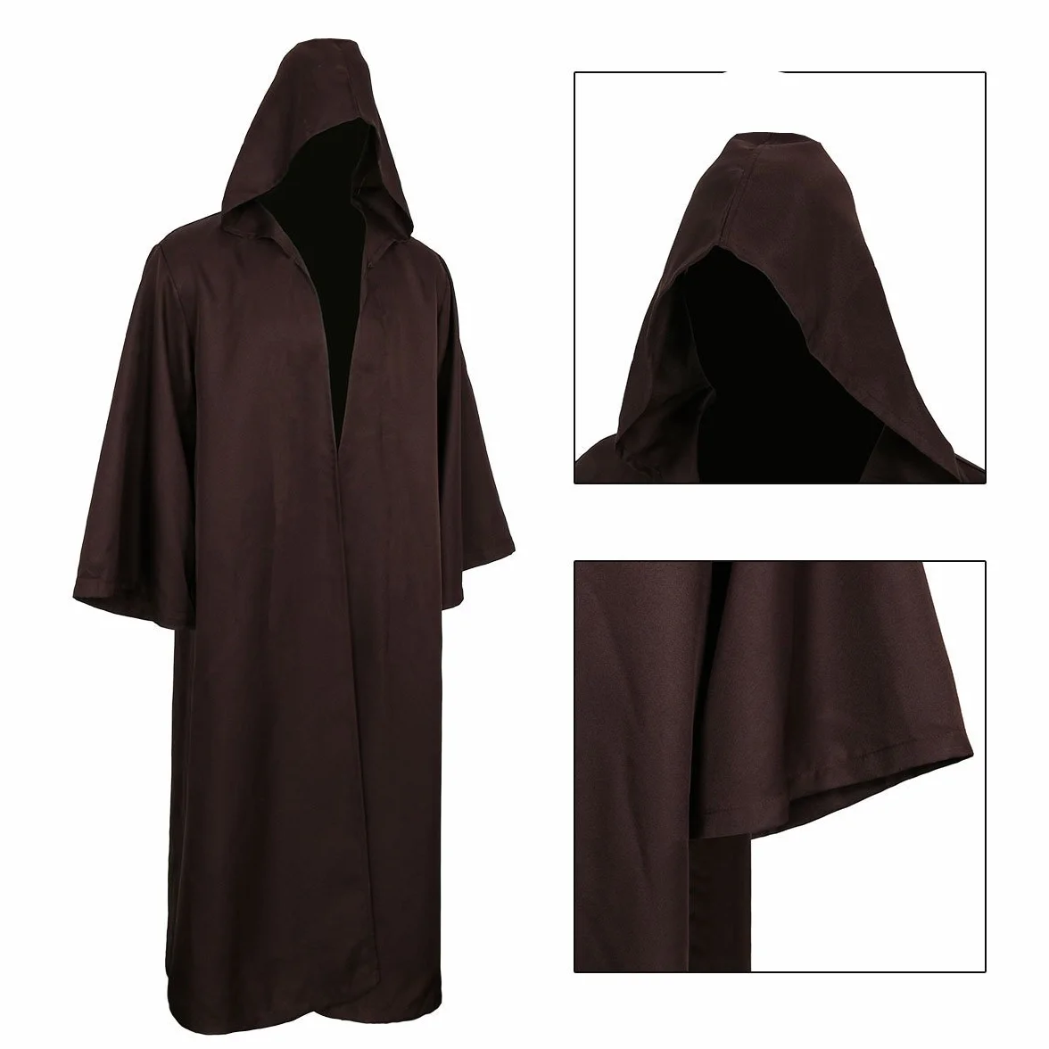 Gothden Kostium na Halloween, dla dorosłych, peleryna, kostium karnawałowy, bluza z kapturem, szata, peleryna do cosplay