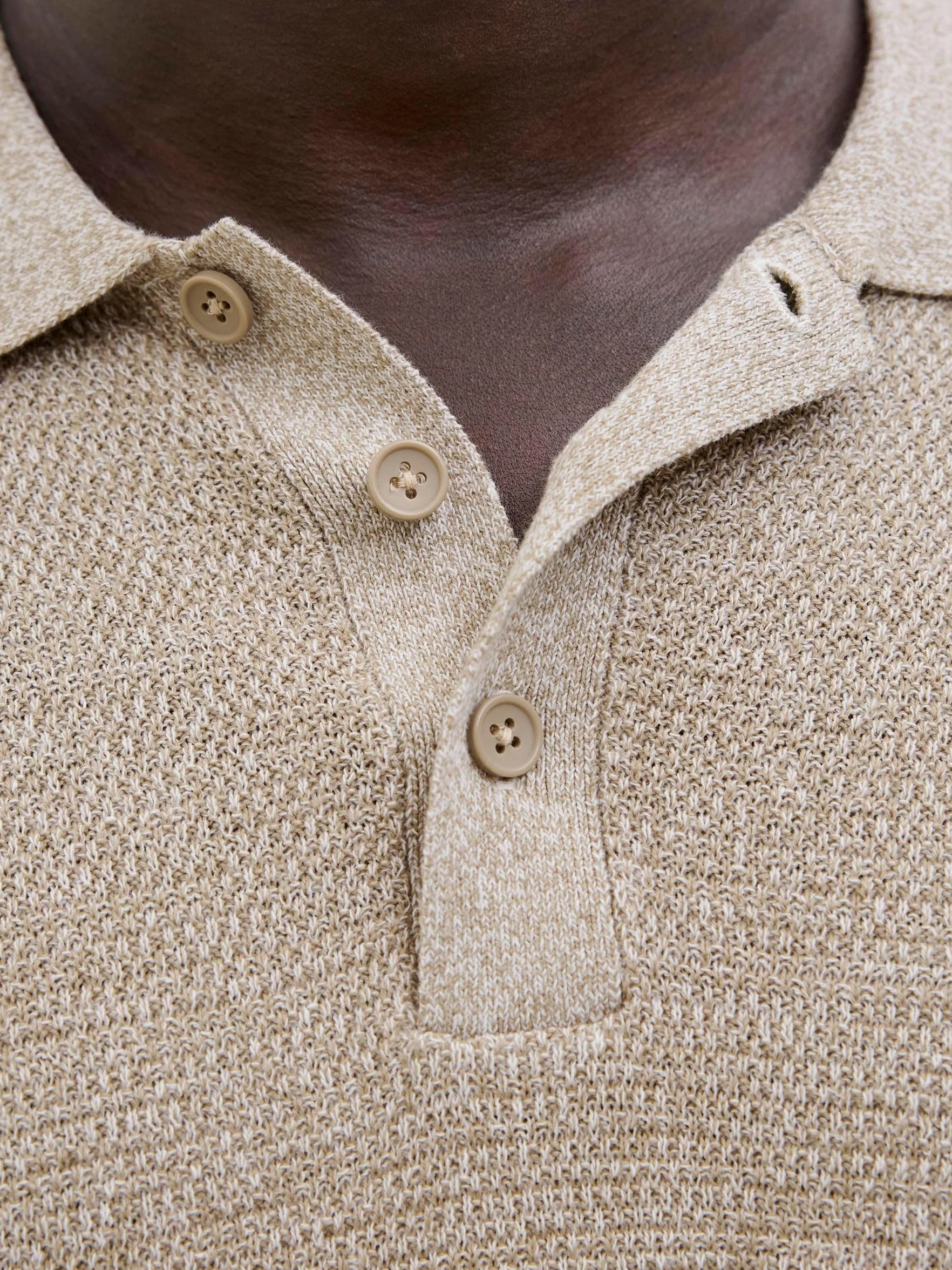 JACK & JONES Jjegeorge Knit Polo Ls Sn, Coriander, XL