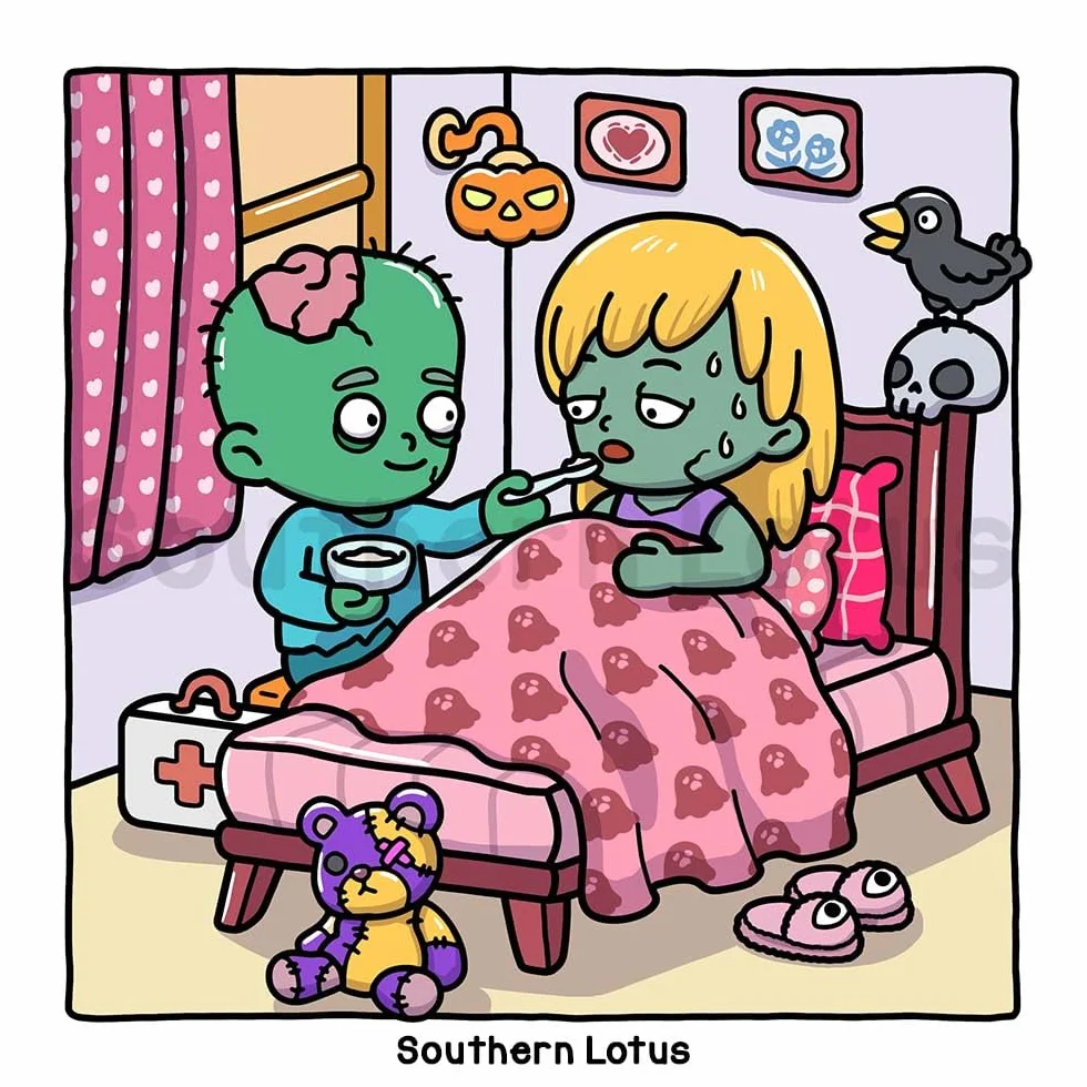 Very Demure Very Spooky: Coloring Book for Adults and Teens Featuring Creepy Adorable Characters in Cozy and Spooky Vibes, Cute and Easy Designs for Relaxation and Stress Relief