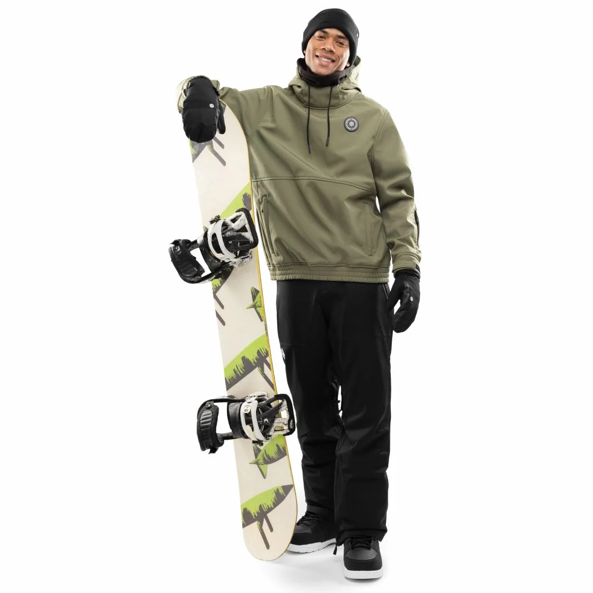 SIROKO - Kurtka Snowboardowa Siroko W1 Kilimanjaro - XXS - Wojskowa zieleń