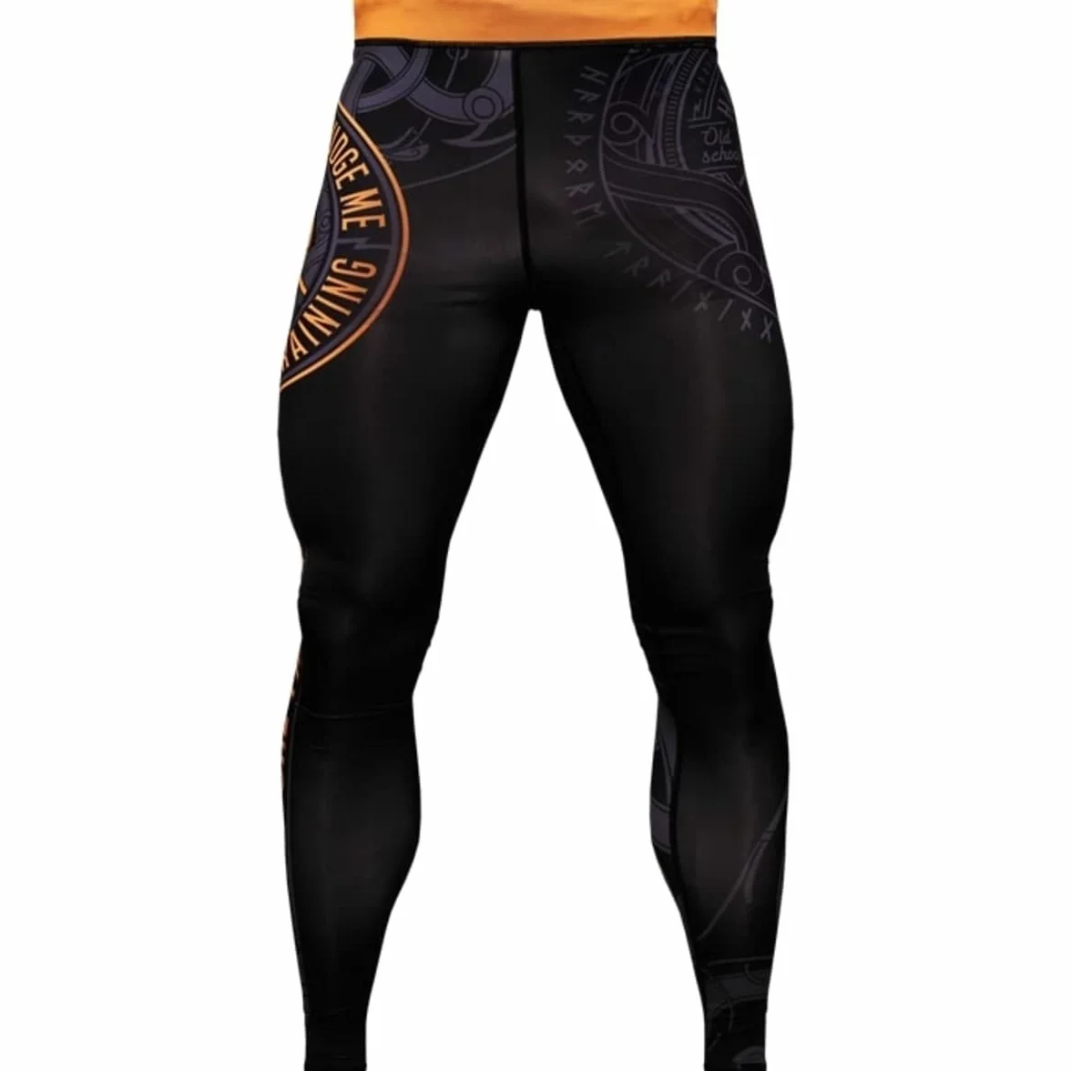 Hardcore Training Men's Compression Pants Spodnie Kompresyjne Leginsy Mężczyźni Bokx Running Muay Thai MMA No Gi BJJ Grappling