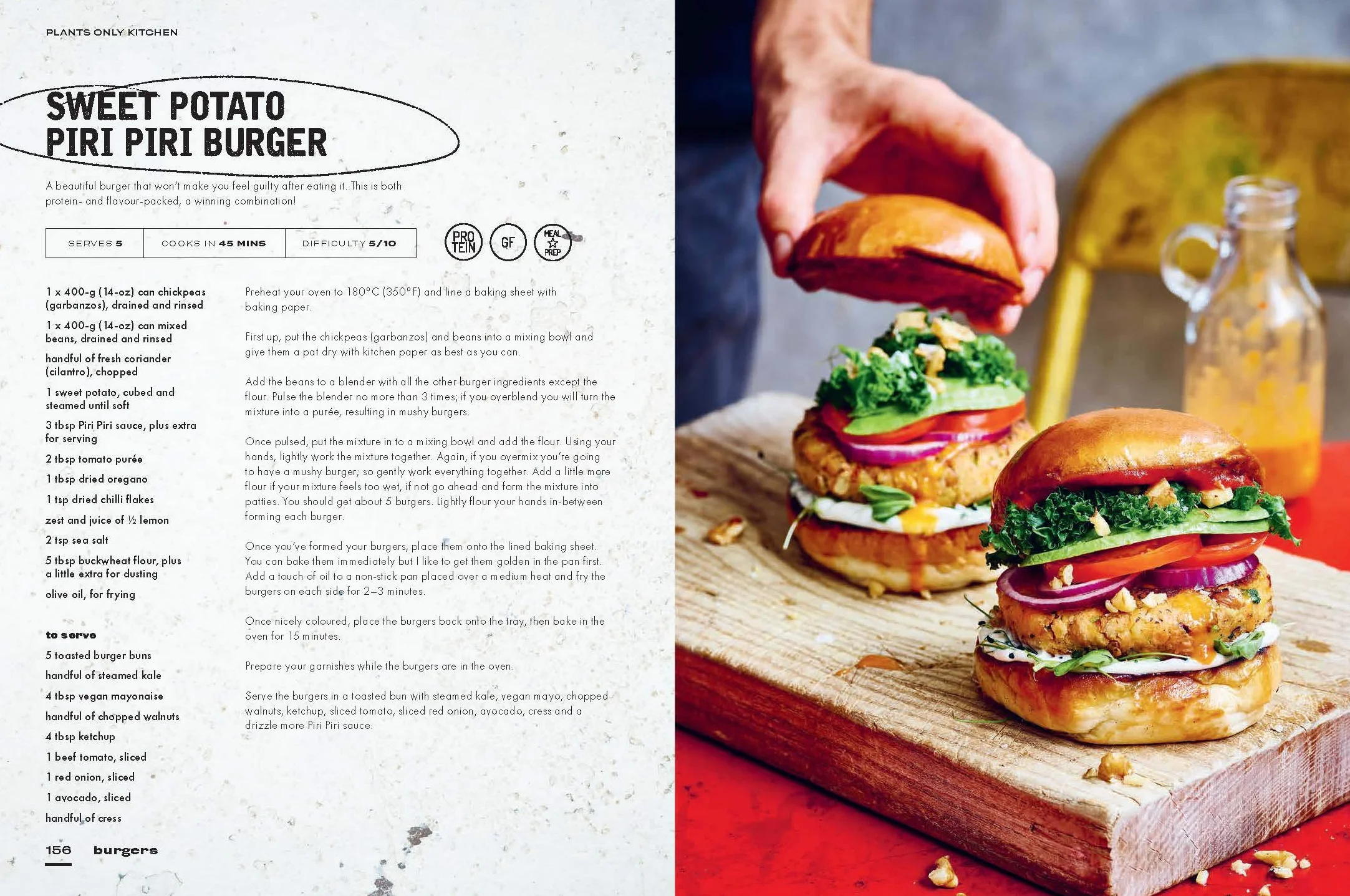 Plants-Only Kitchen: Over 70 Delicious, Super-Simple, Powerful and Protein-Packed Recipes for Busy People