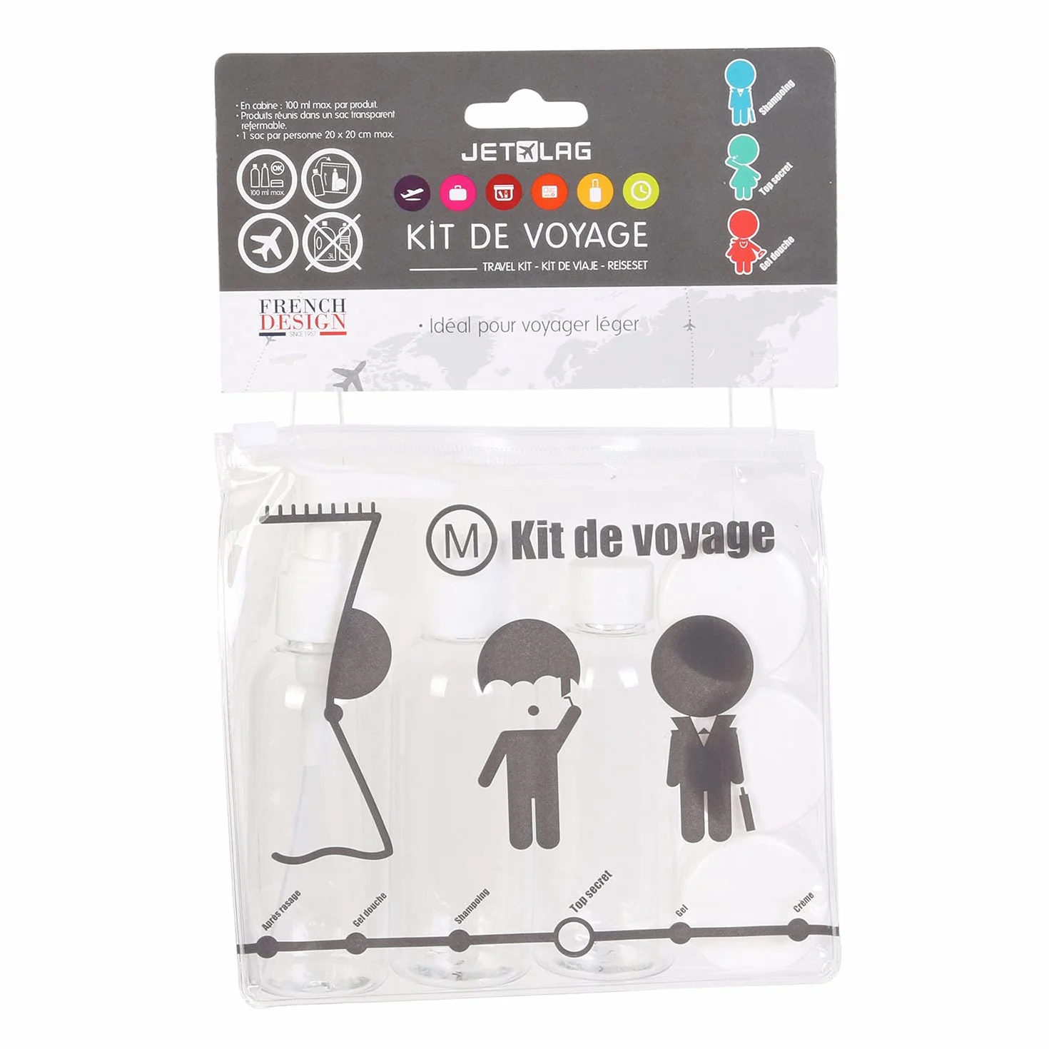 CMP IBERICA CMSC15130 KIT VIAJE NECESER C/6 P. SURTI, biały, 3