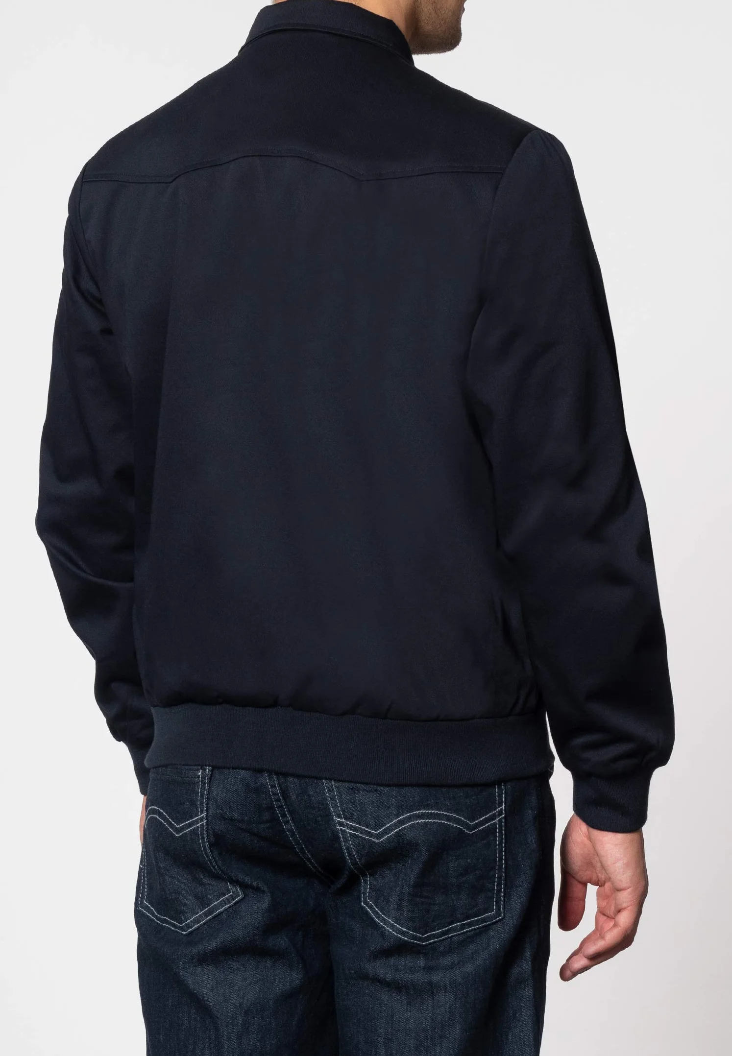 Merc Of London Harrington Kurtka Męska, Granatowy, M